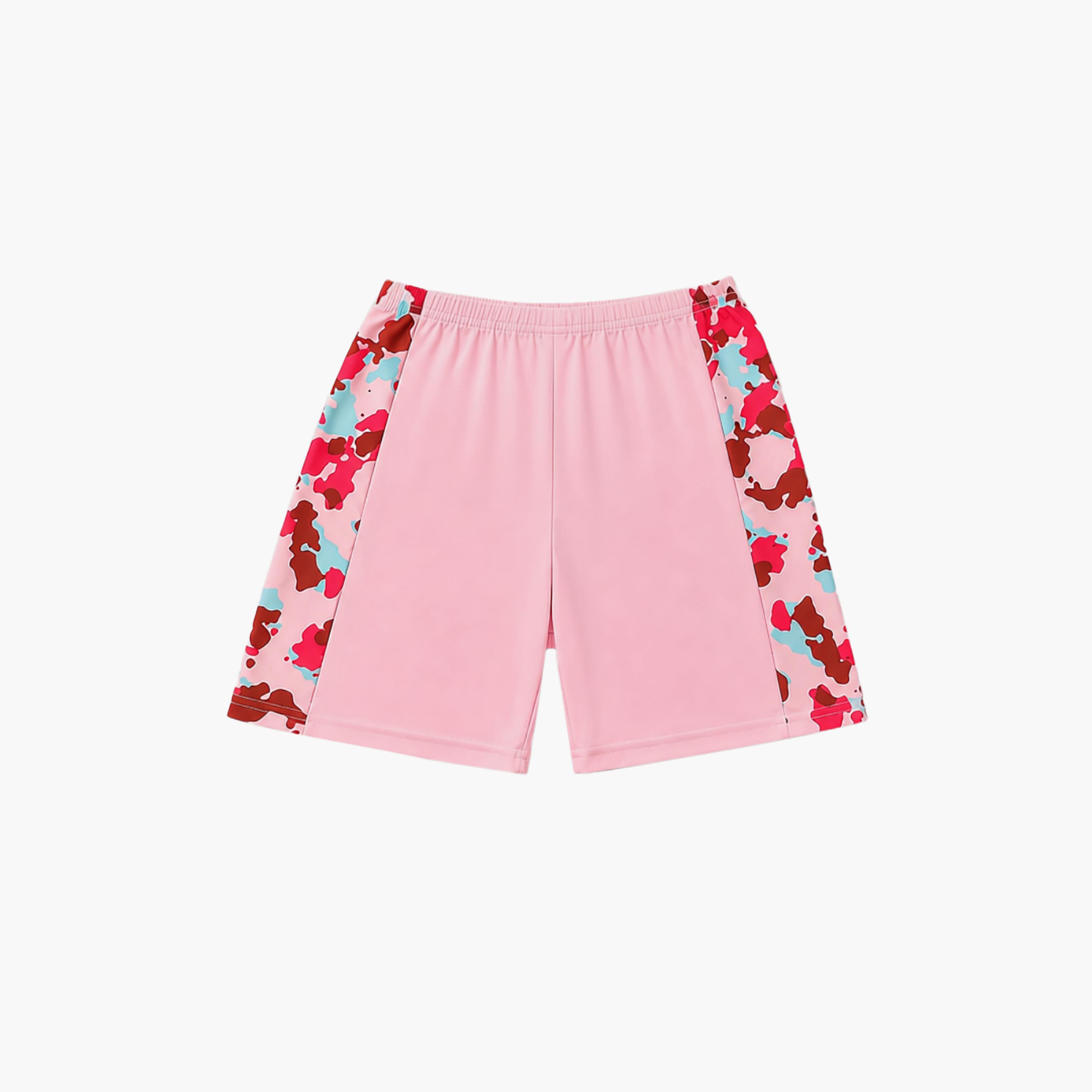 طقم تيشيرت وشورت سباحة بأكمام قصيرة ومطبوع من بيبيكلو-girls-clothing-swimwear-image-5