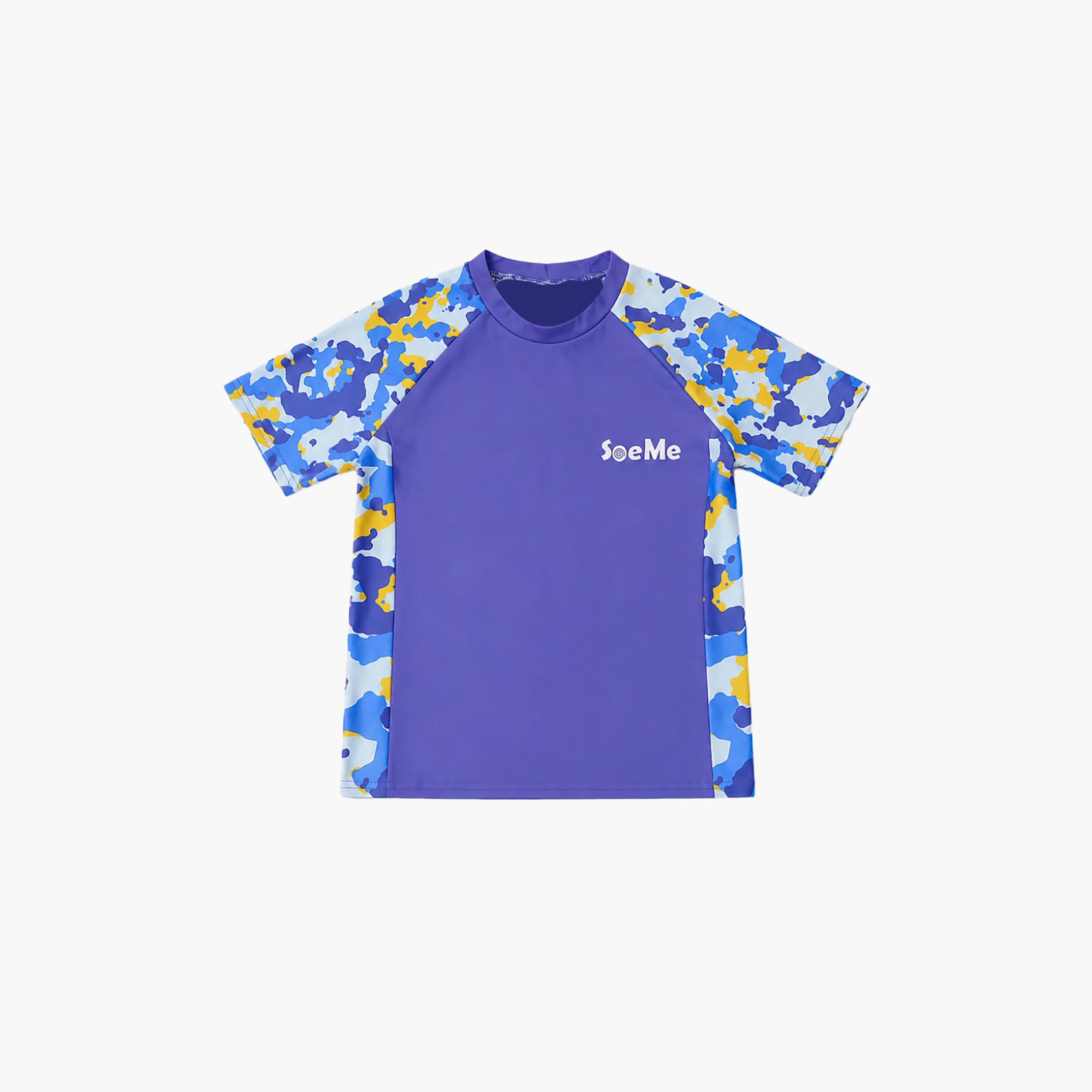 طقم تيشيرت وشورت سباحة بأكمام قصيرة ومطبوع من بيبيكلو-boys-clothing-swimwear-image-5