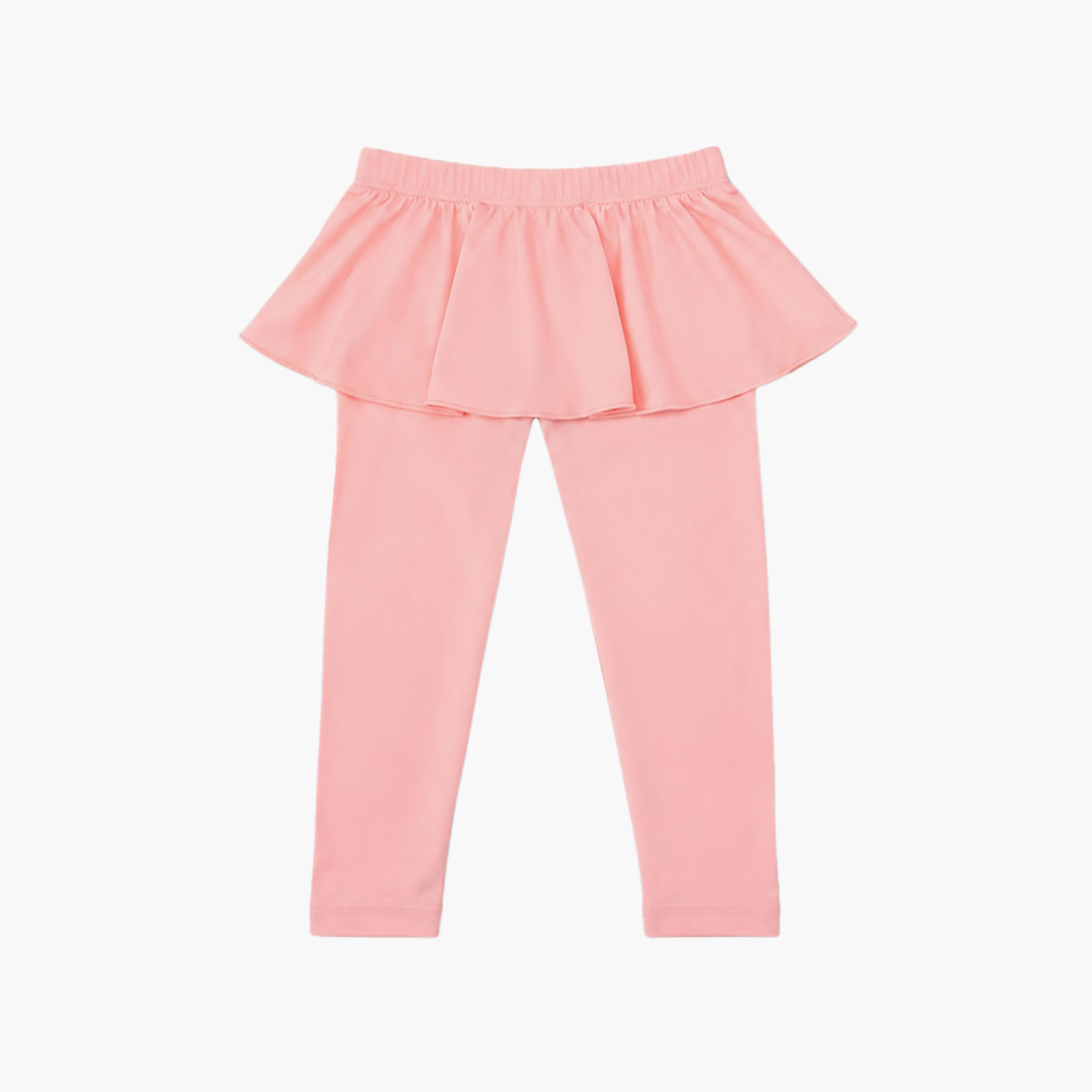 طقم تيشيرت سباحة بأكمام طويلة وطبعات وليقنز بتنورة من بيبيكلو-girls-clothing-swimwear-image-6