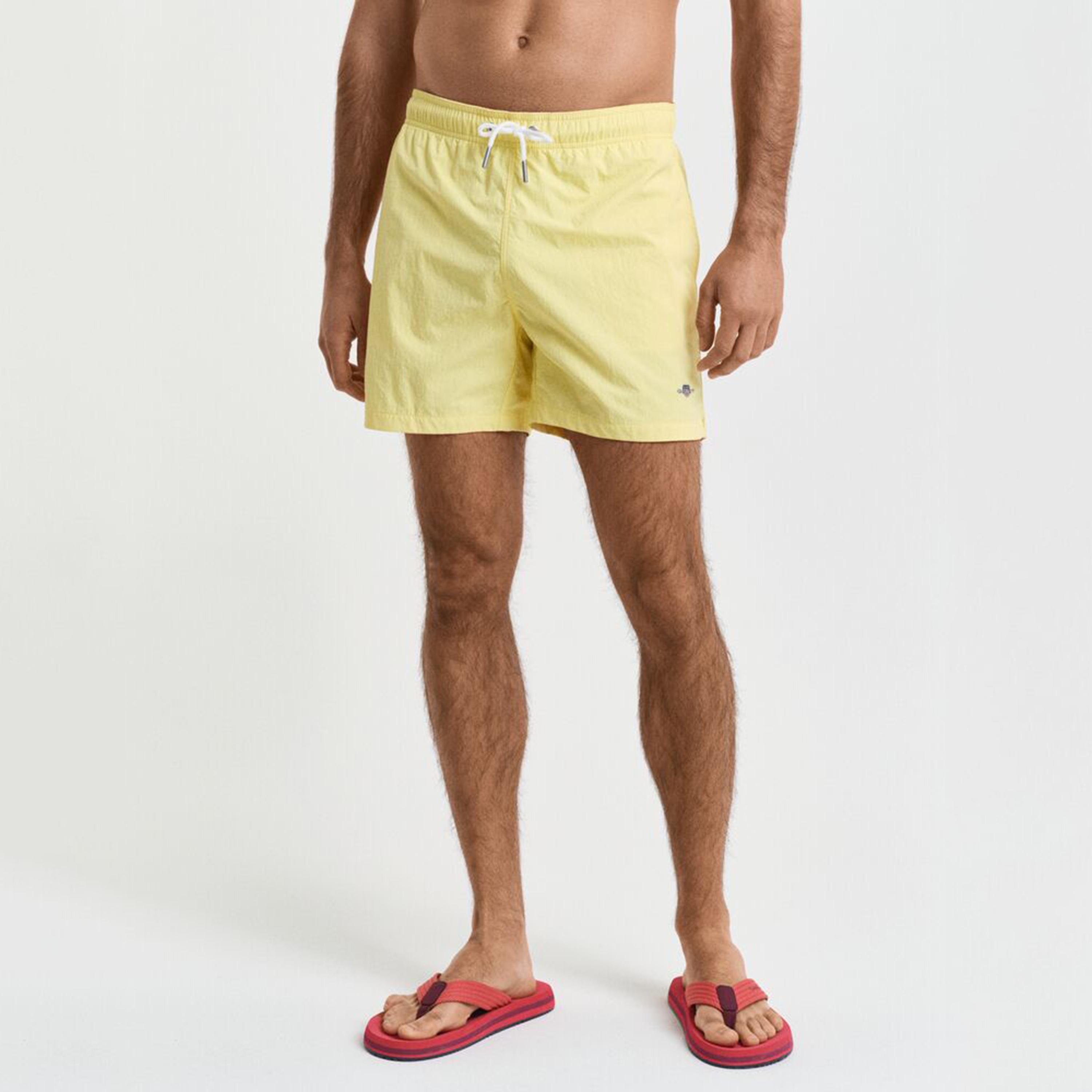 شورت سباحة رجالي بخصر متوسط ورباط سادة من جانت.-sports-gear-swimming-men-image-9