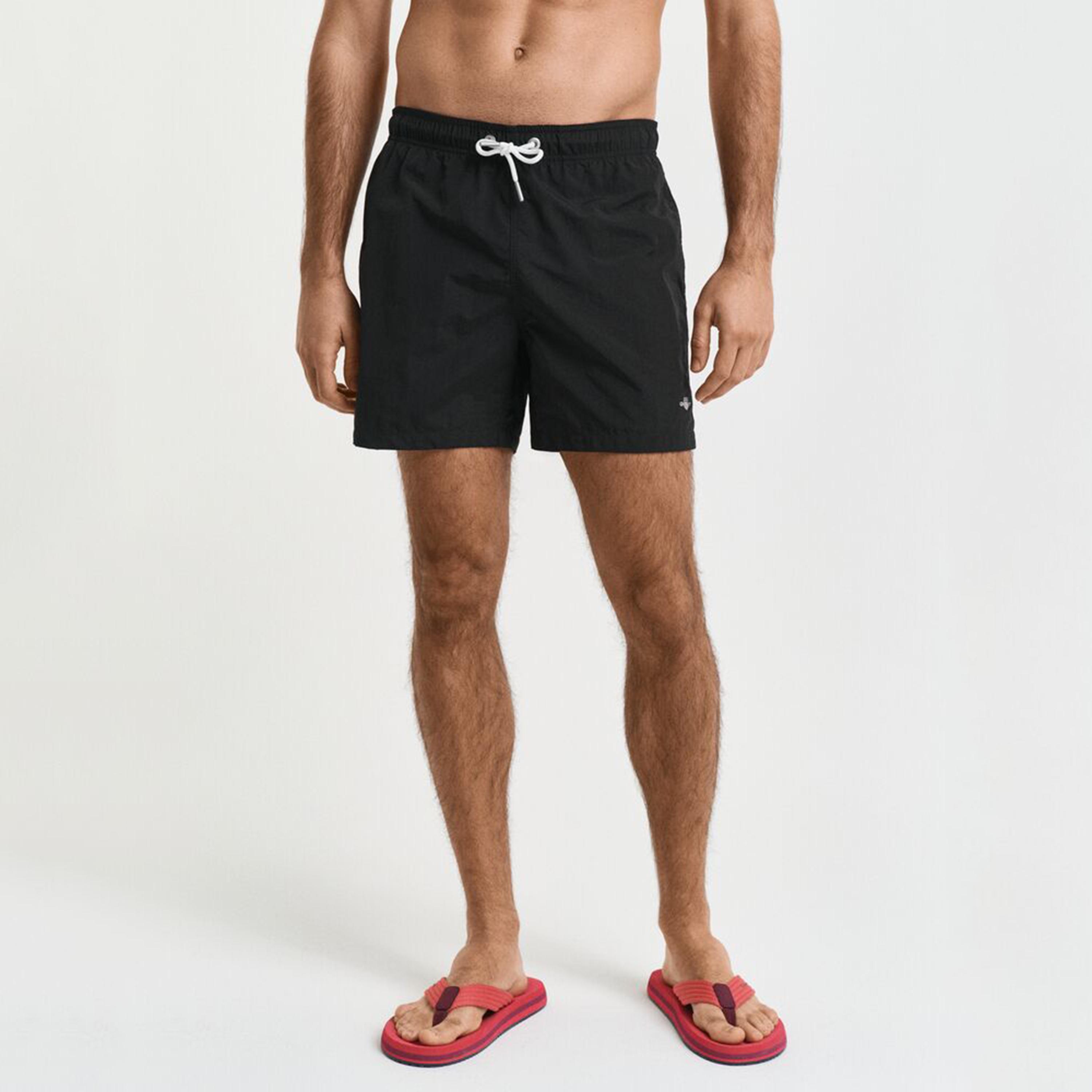 شورت سباحة رجالي بخصر متوسط ورباط سادة من جانت.-sports-gear-swimming-men-image-5