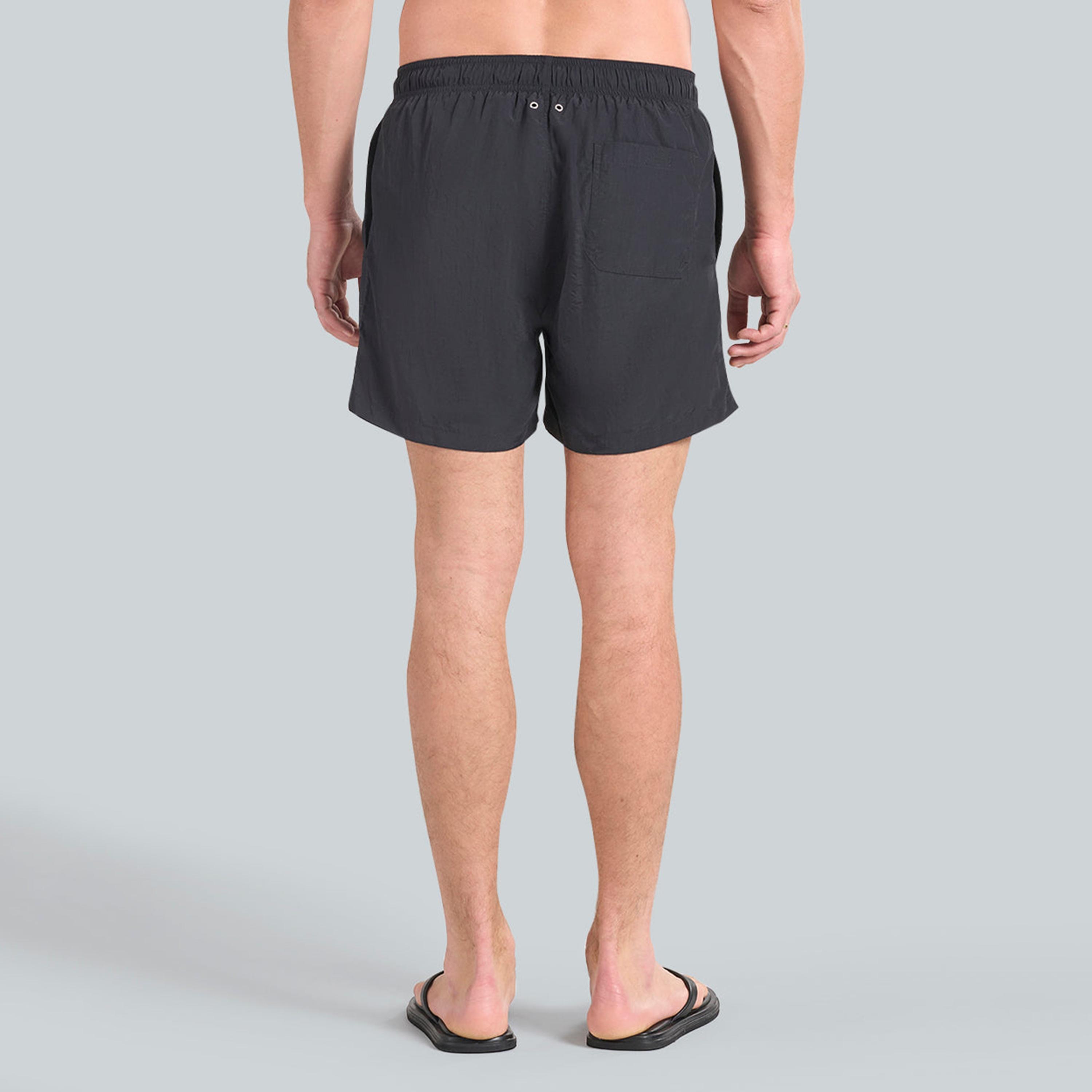 Gant Plain Mid-Rise Drawstring Men's Swim Shorts-sports-gear-swimming-men-image-4