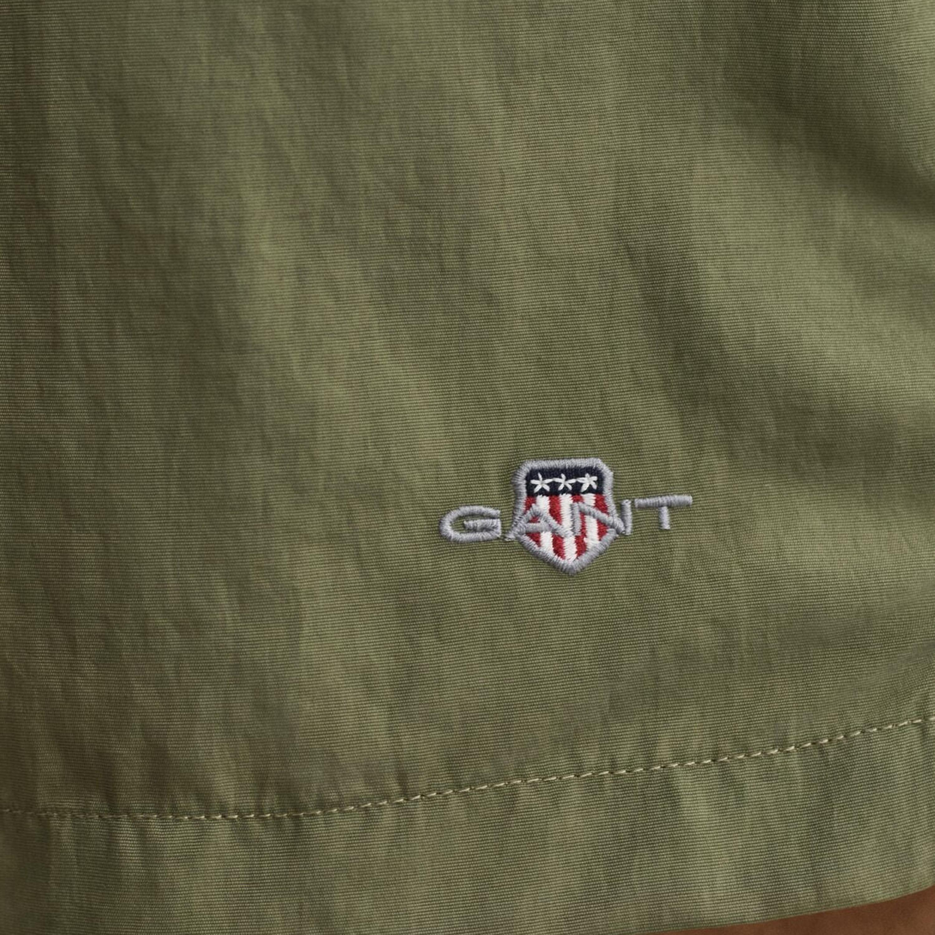 Gant Plain Mid-Rise Drawstring Waist Men's Swim Shorts-sports-gear-swimming-men-image-9
