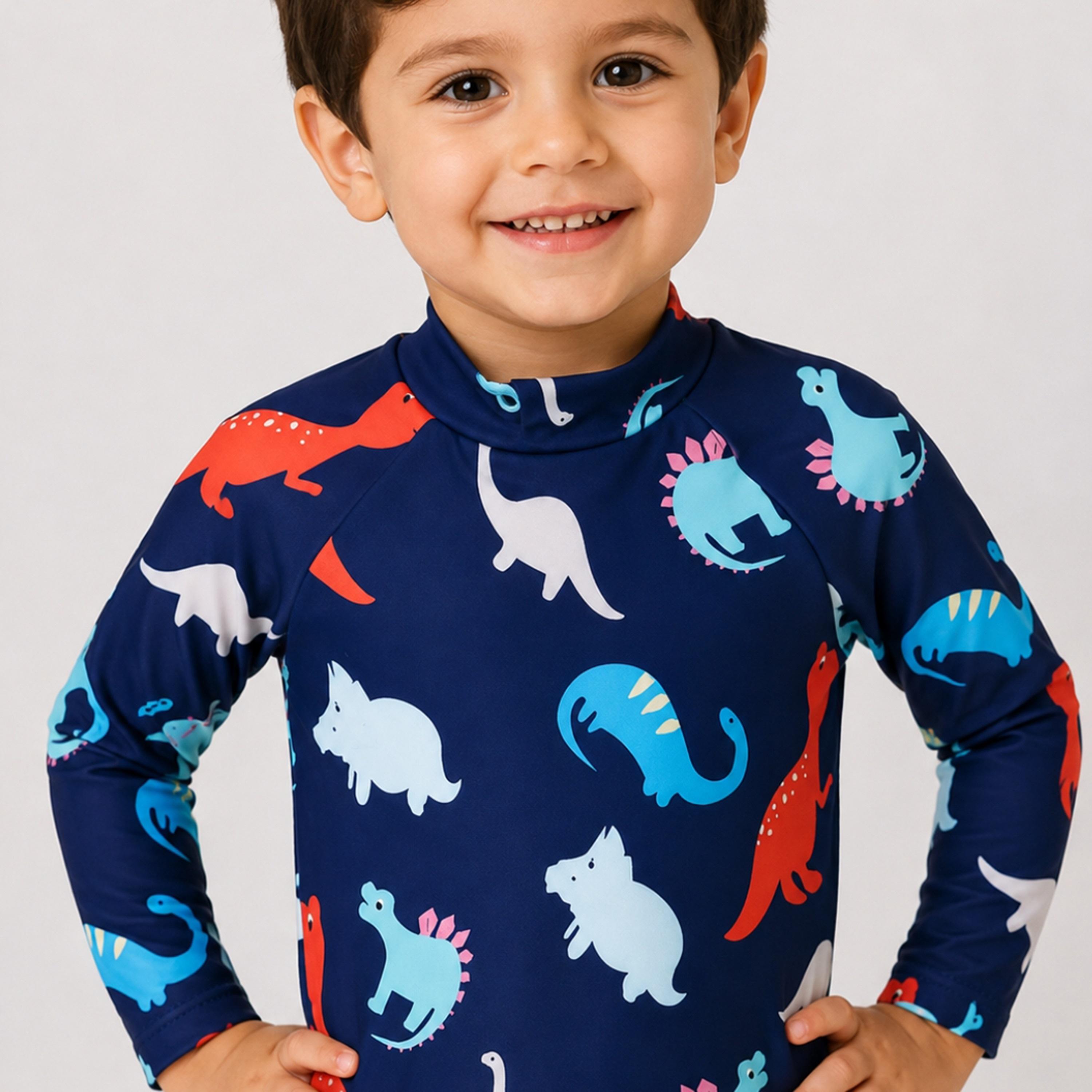 مايوه بأكمام طويلة بطبعات من بيبيكلو-boys-clothing-swimwear-image-3