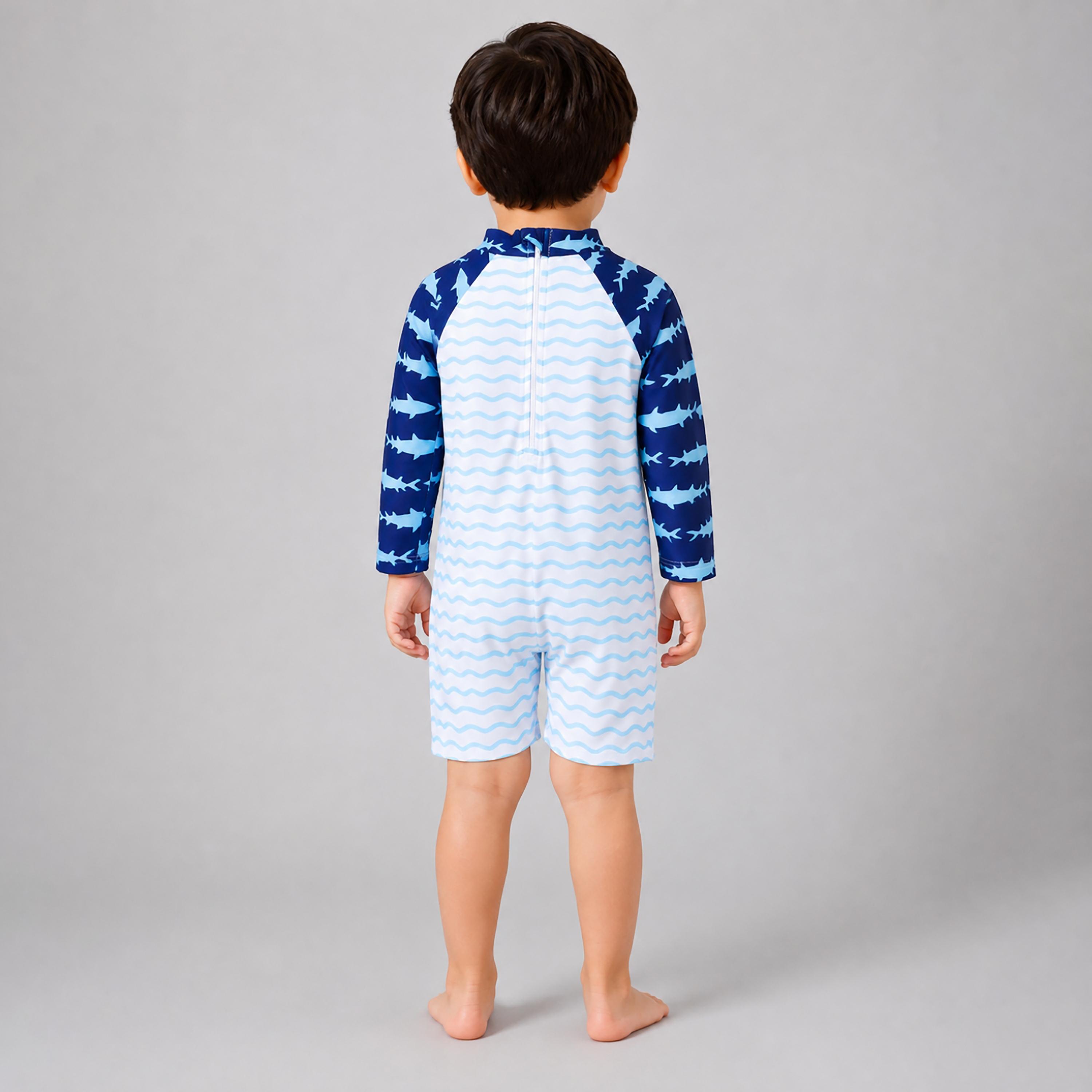 مايوه بأكمام طويلة بطبعات من بيبيكلو-boys-clothing-swimwear-image-3