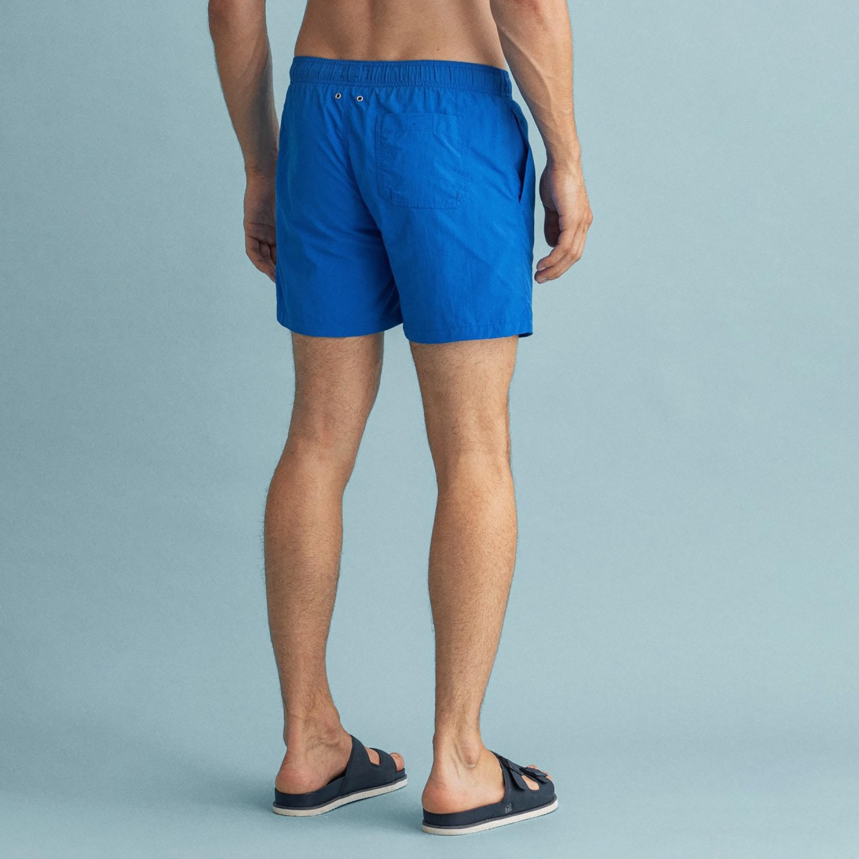 Gant Plain Low-Rise Drawstring Swim Shorts-sports-gear-swimming-men-image-4