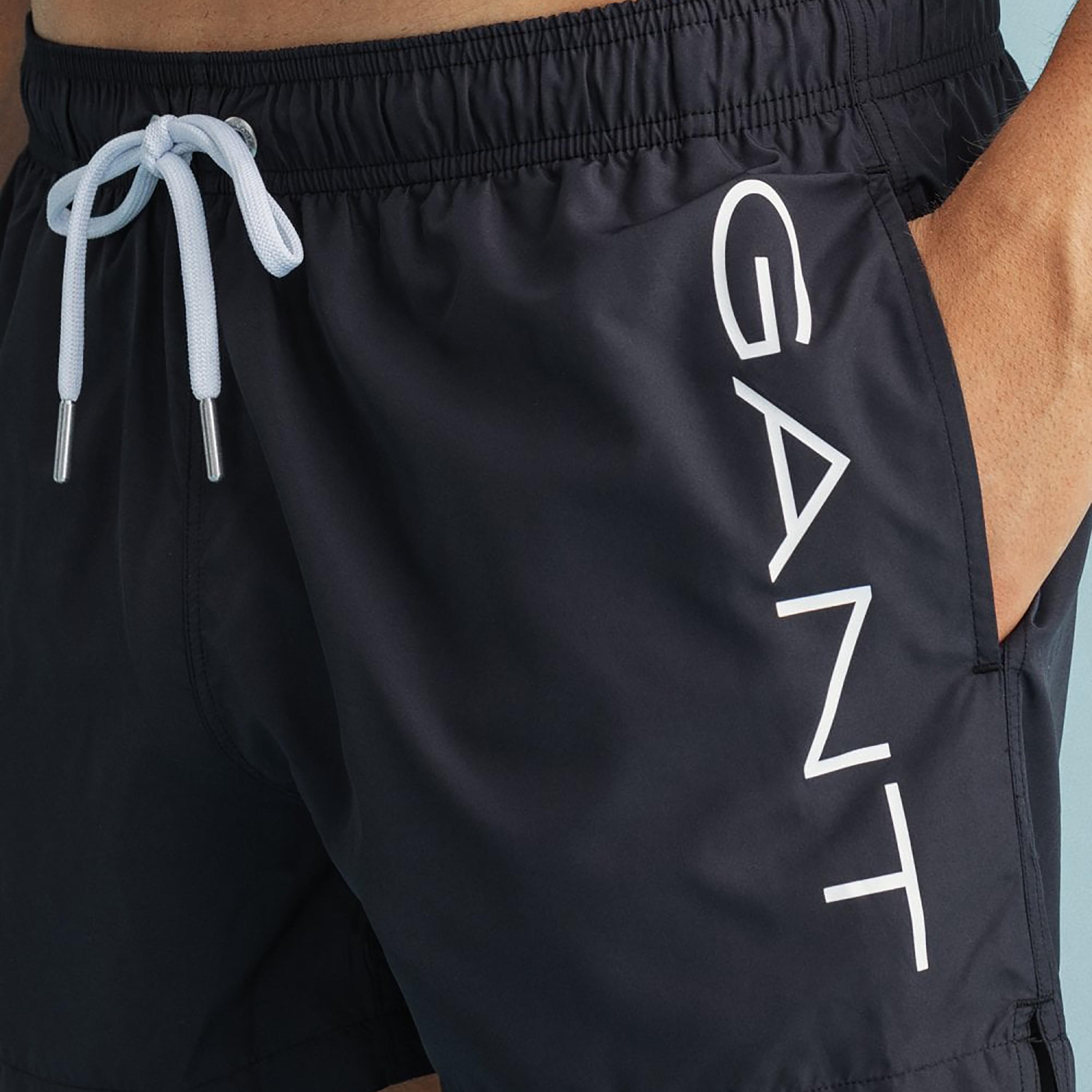 شورت سباحة برباط منخفض الارتفاع وطبعة شعار جانت-sports-gear-swimming-men-image-3