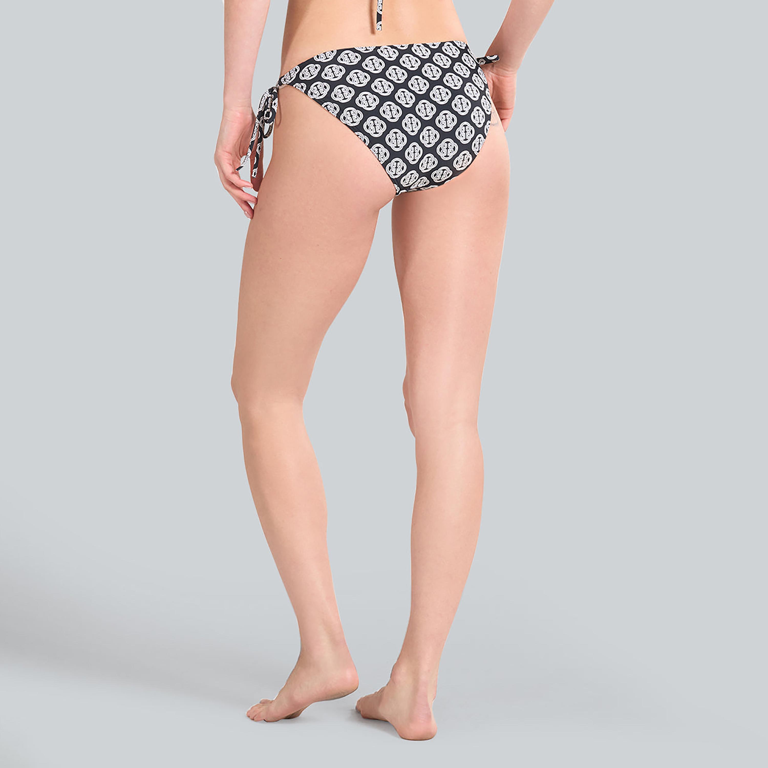 سروال بكيني سفلي نسائي بطبعة مونوغرام وأربطة جانبية من غانت-women-clothing-swimandbeach-bikinis-image-4