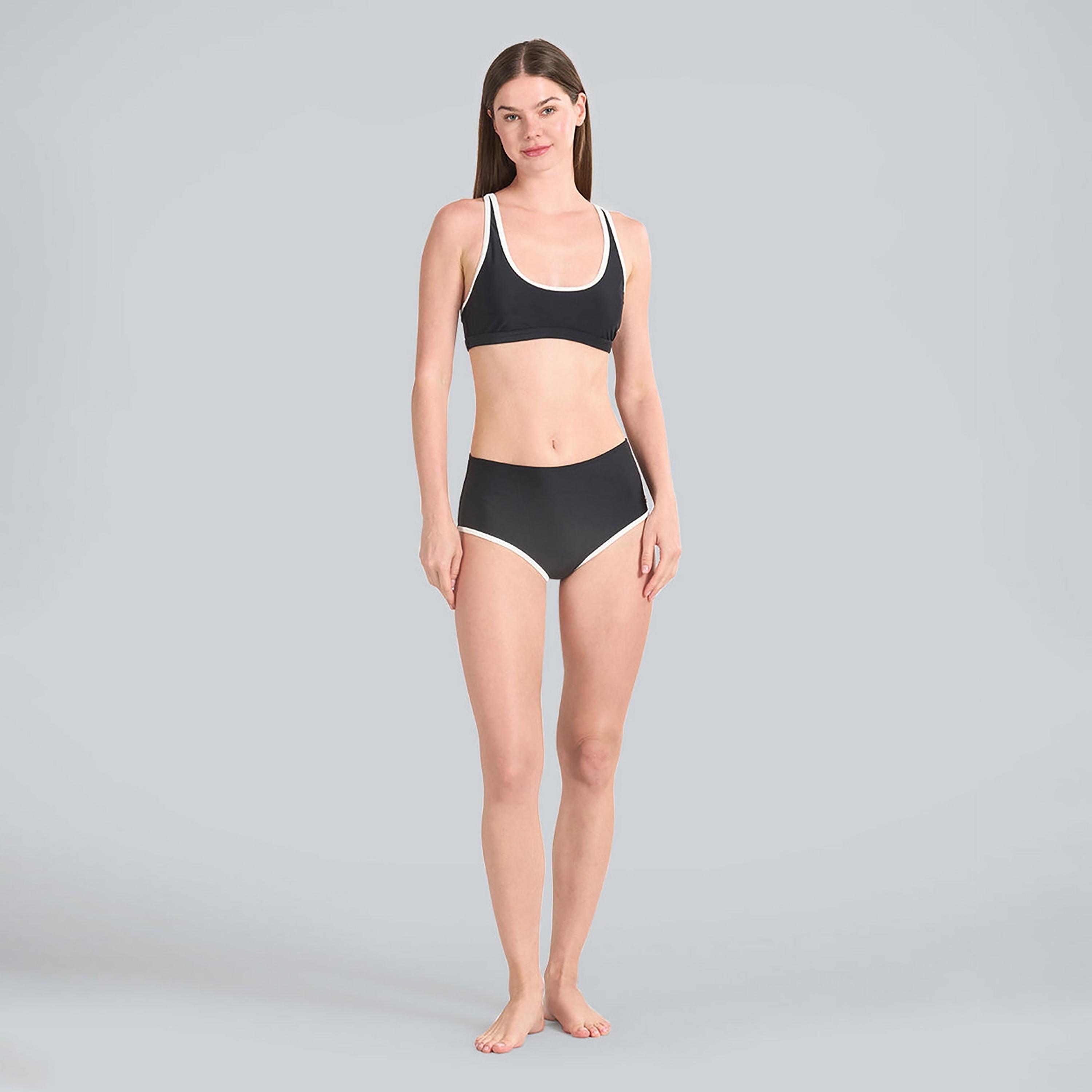توب سباحة بكيني علوي نسائي بقصة رقبة عميقة وأطراف متباينة من غانت-women-clothing-swimandbeach-bikinis-image-2