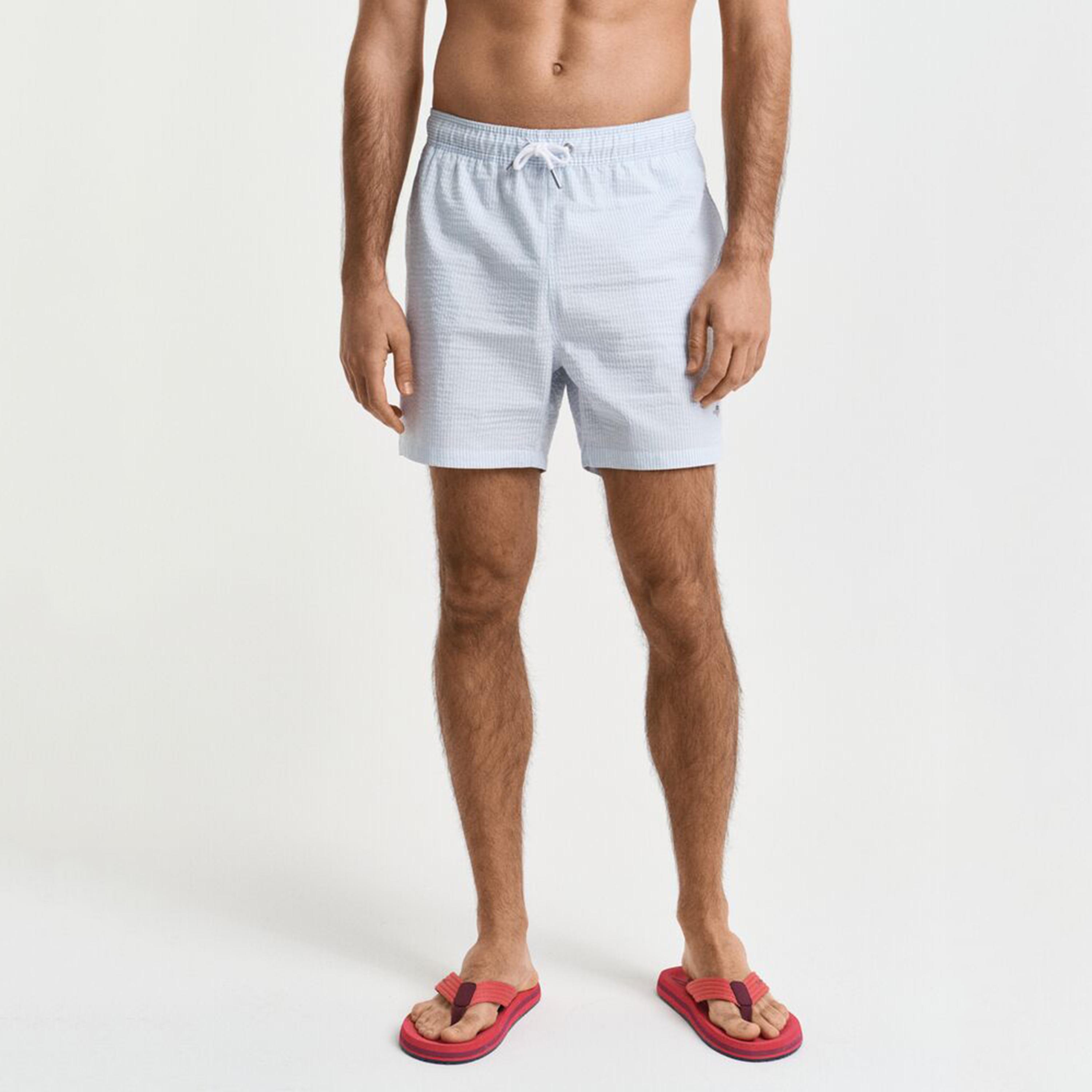شورت سباحة رجالي بخصر متوسط ورباط مخطط من جانت.-sports-gear-swimming-men-image-5