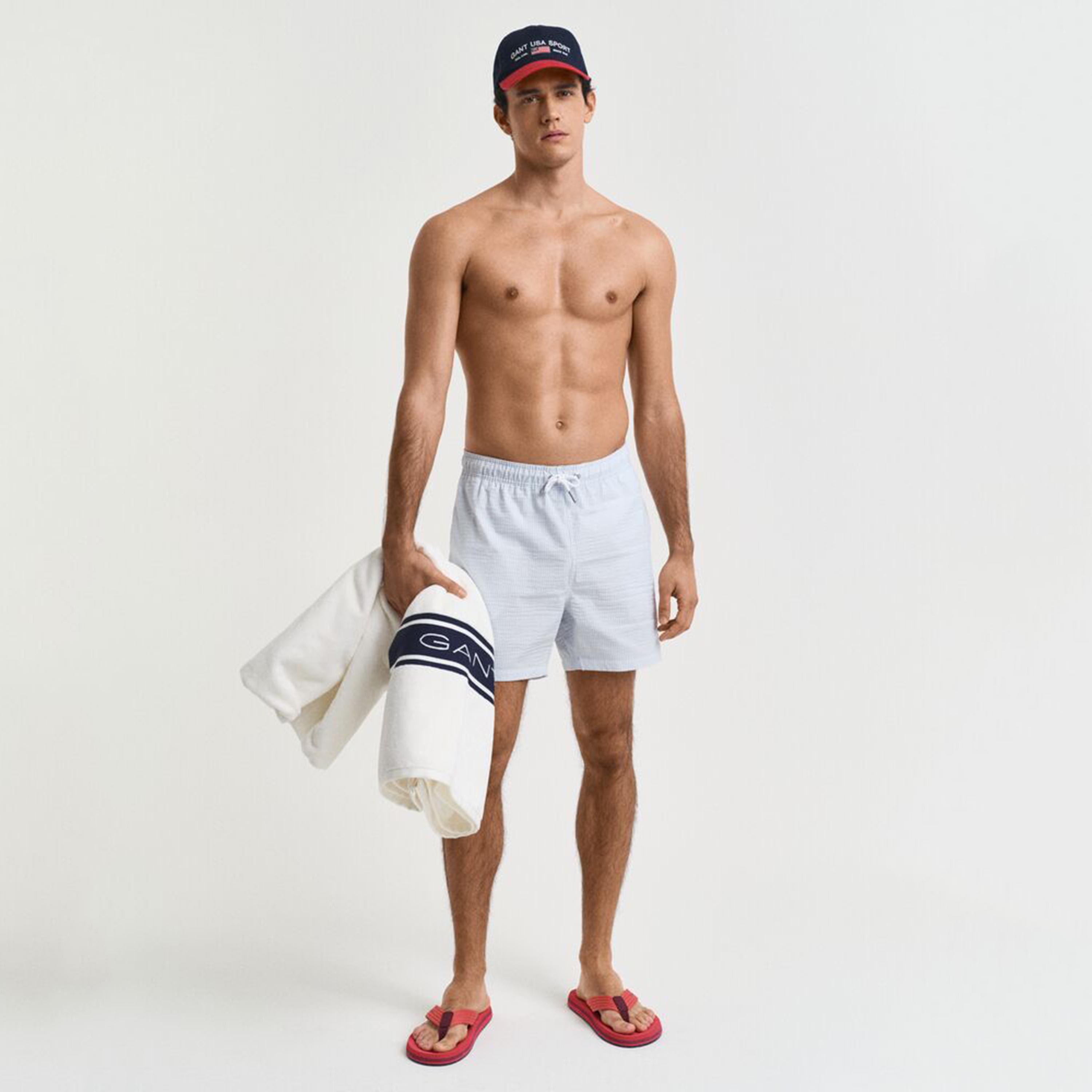 شورت سباحة رجالي بخصر متوسط ورباط مخطط من جانت.-sports-gear-swimming-men-image-6