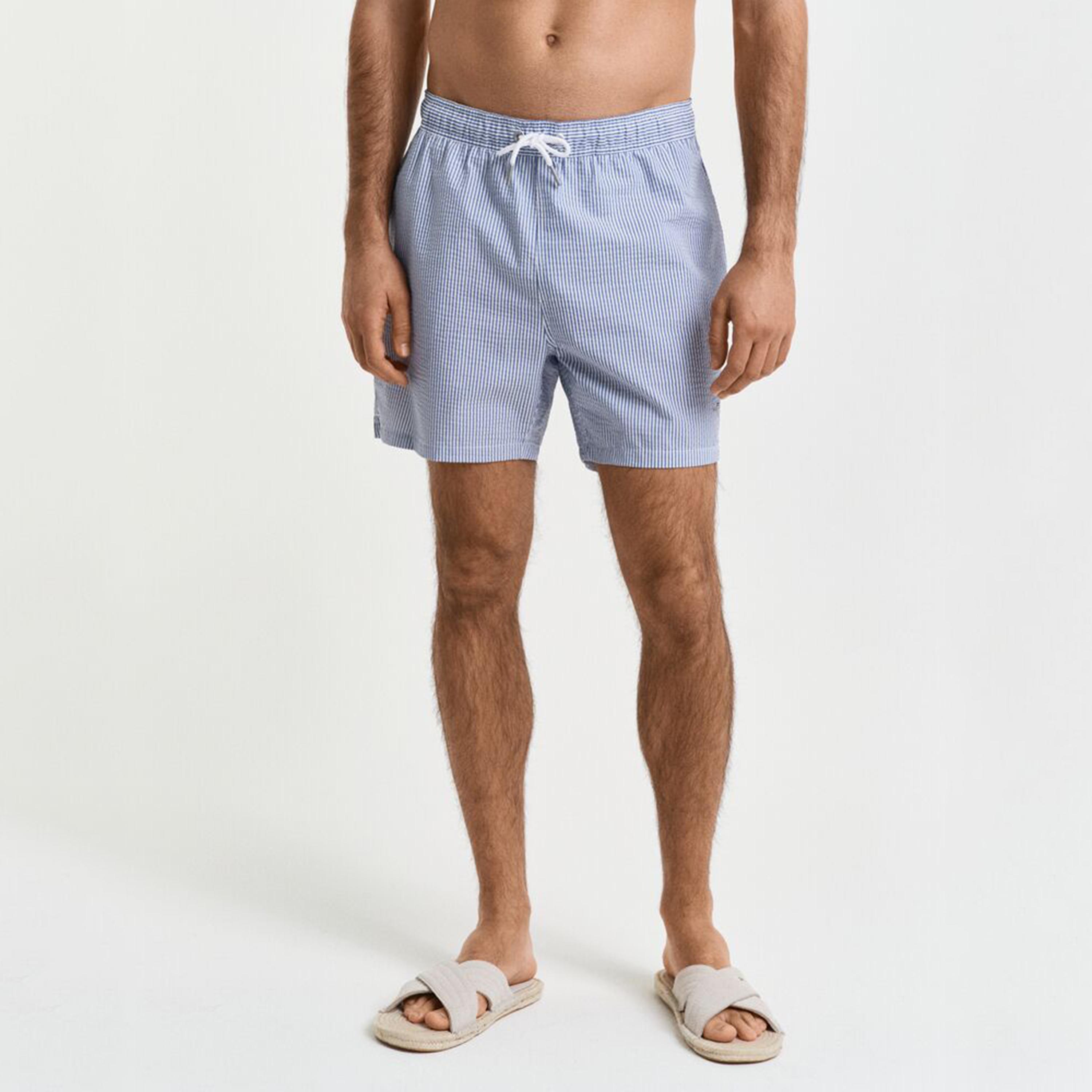 شورت سباحة رجالي بخصر متوسط ورباط مخطط من جانت.-sports-gear-swimming-men-image-1