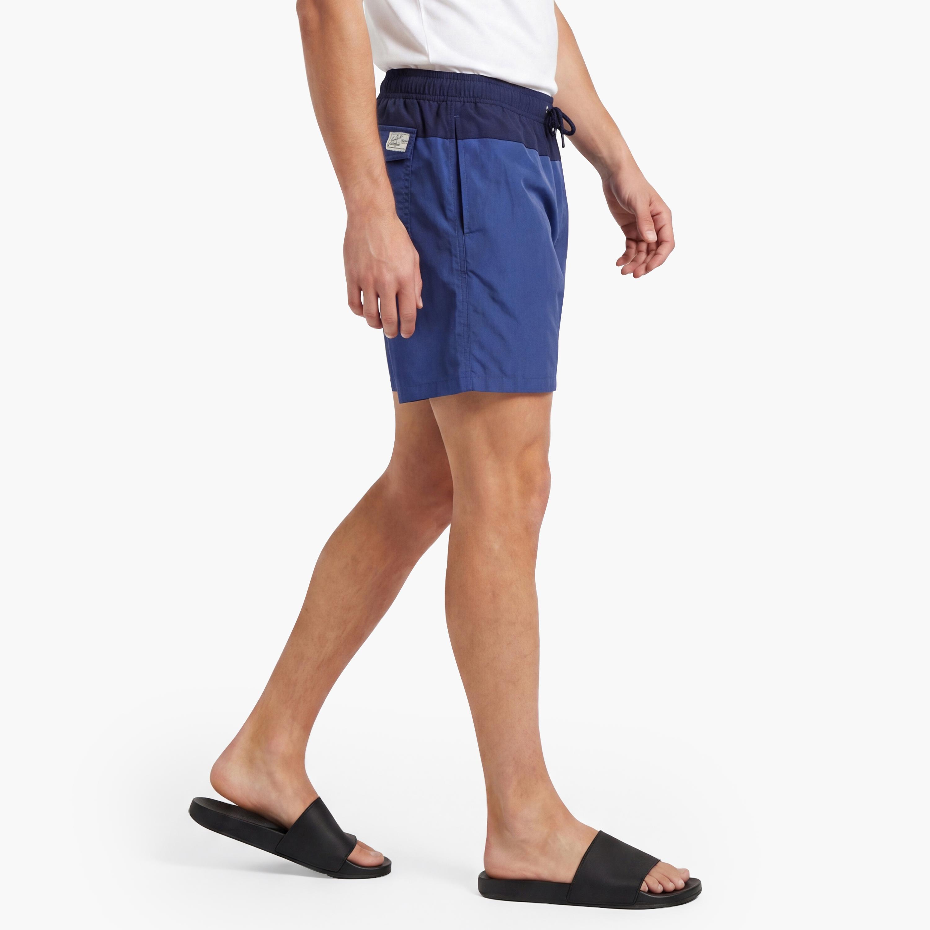 Gant Colour Blocked Drawstring Men's Swim Shorts-men-clothing-swimandbeach-shorts-image-5