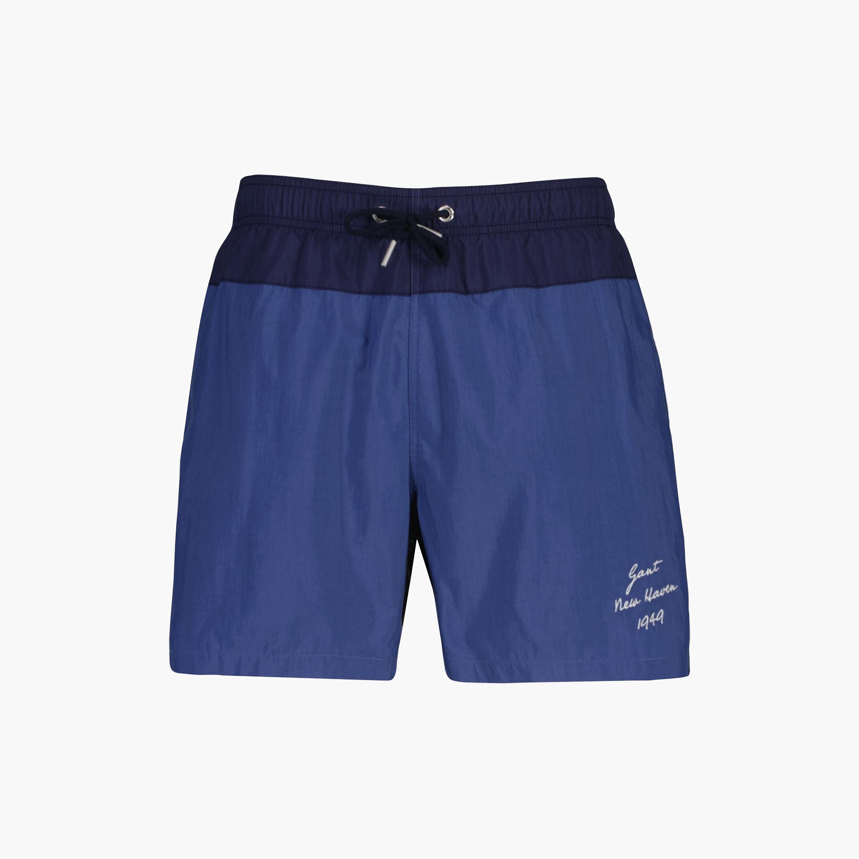 Gant Colour Blocked Drawstring Men's Swim Shorts-men-clothing-swimandbeach-shorts-image-6