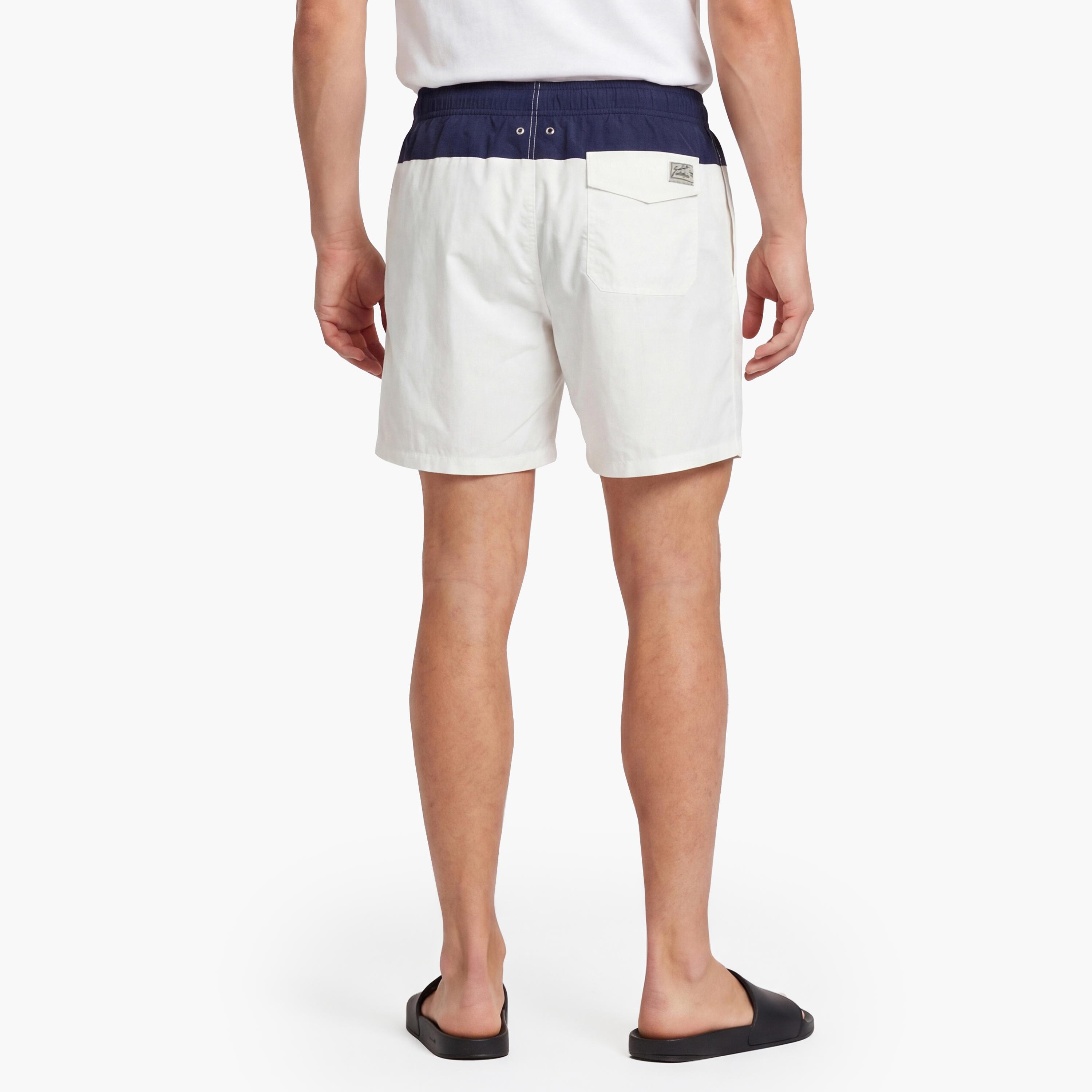 Gant Colour Blocked Drawstring Men's Swim Shorts-men-clothing-swimandbeach-shorts-image-4