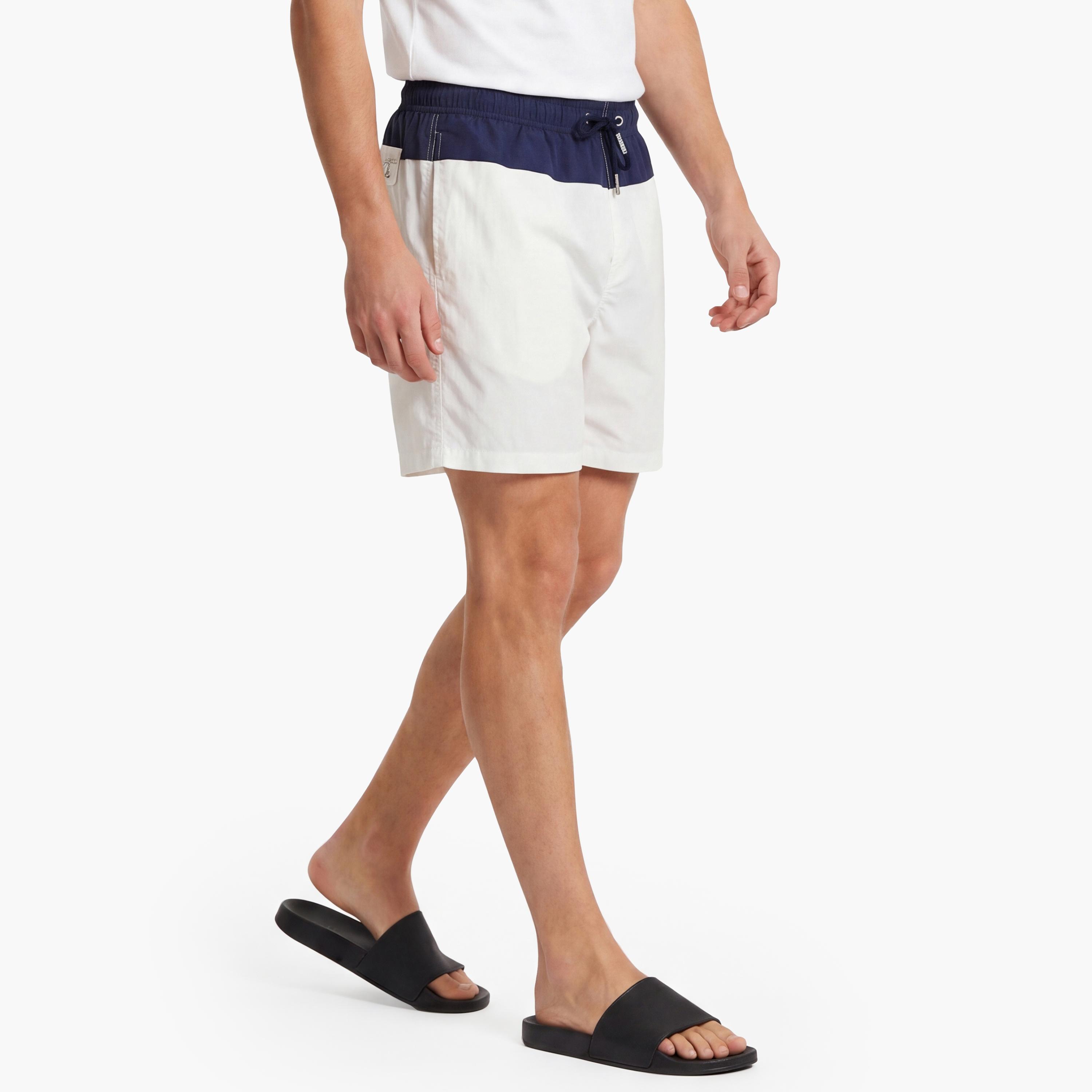 Gant Colour Blocked Drawstring Men's Swim Shorts-men-clothing-swimandbeach-shorts-image-5