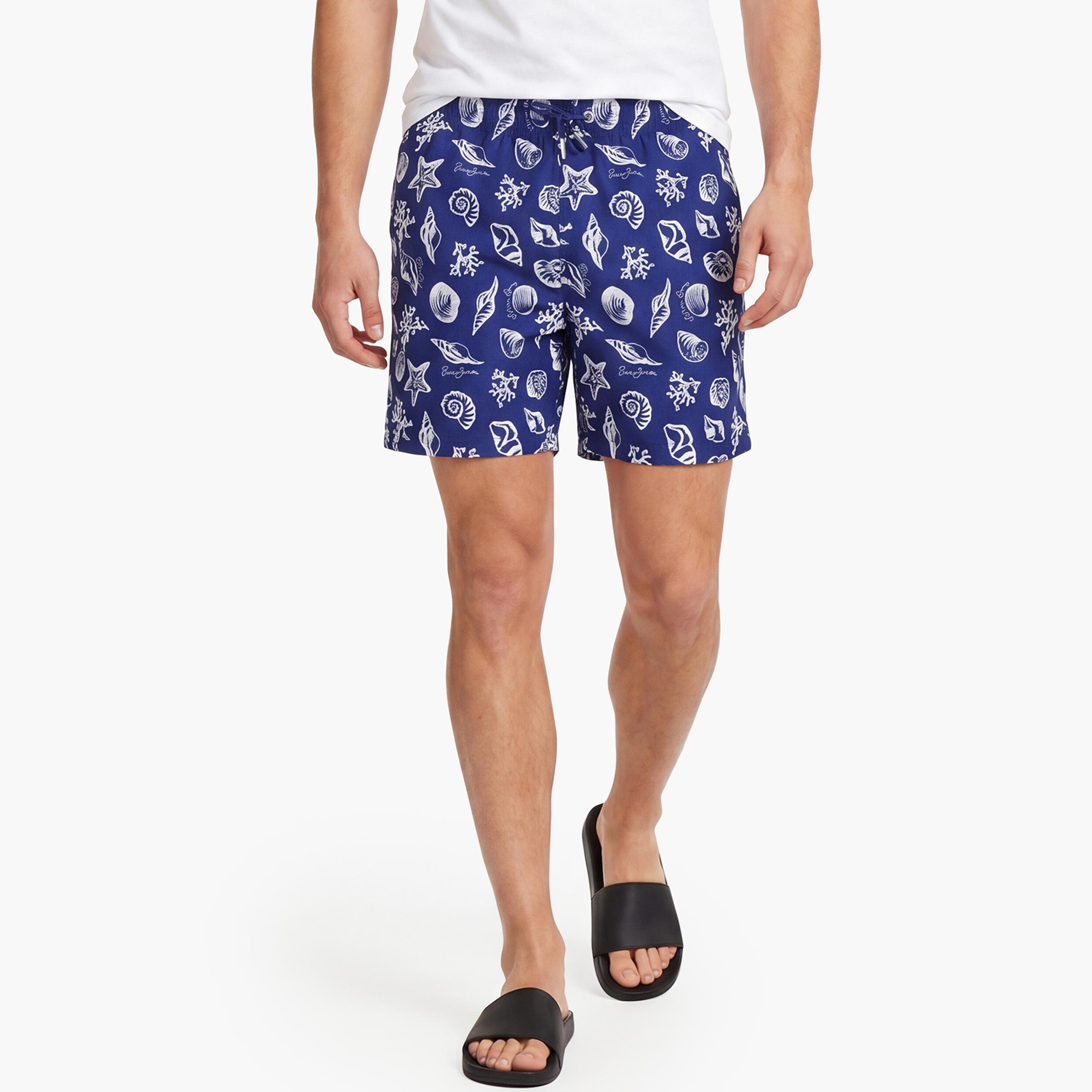 Gant Seashell Printed Drawstring Men's Swim Shorts-men-clothing-swimandbeach-shorts-image-1