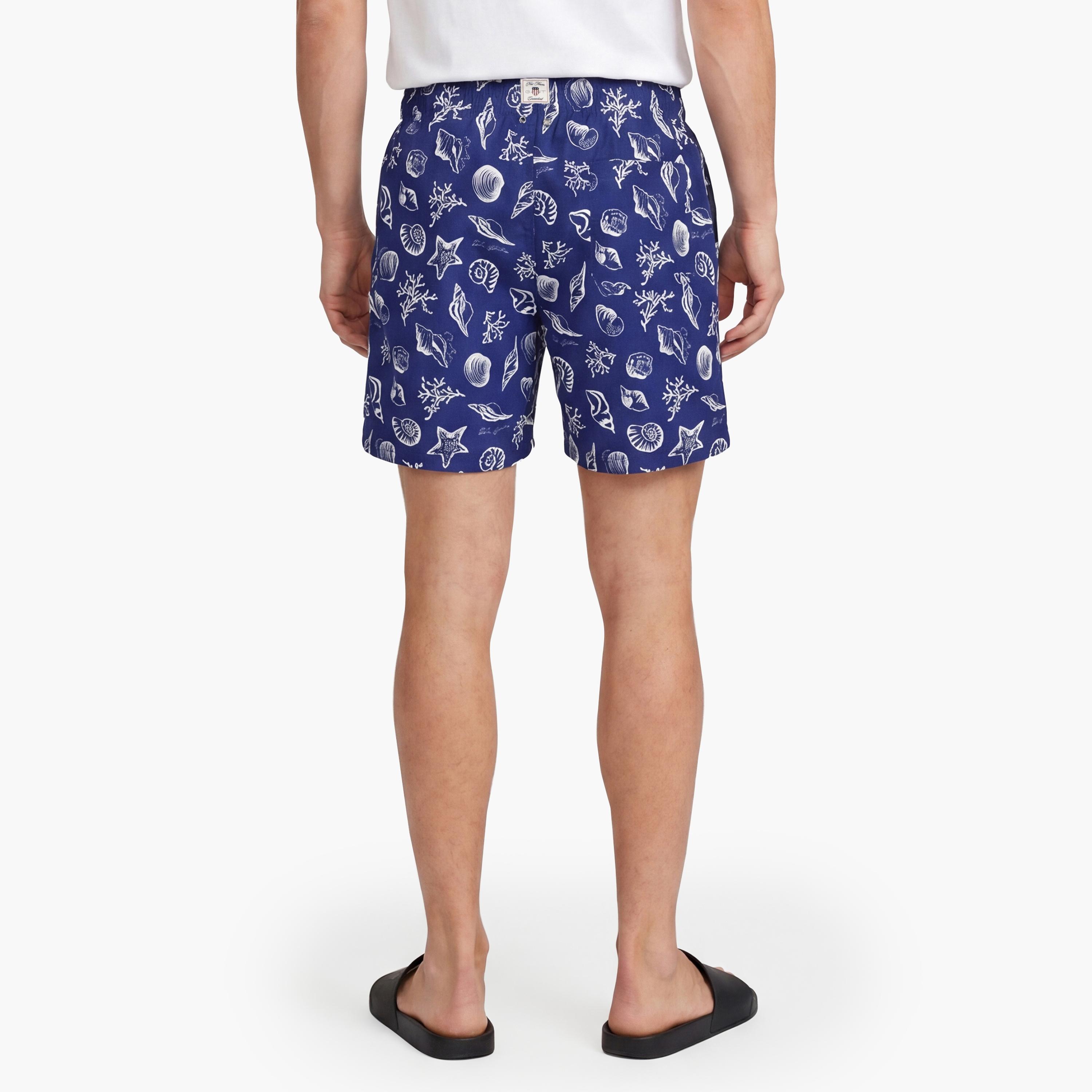 Gant Seashell Printed Drawstring Men's Swim Shorts-men-clothing-swimandbeach-shorts-image-4