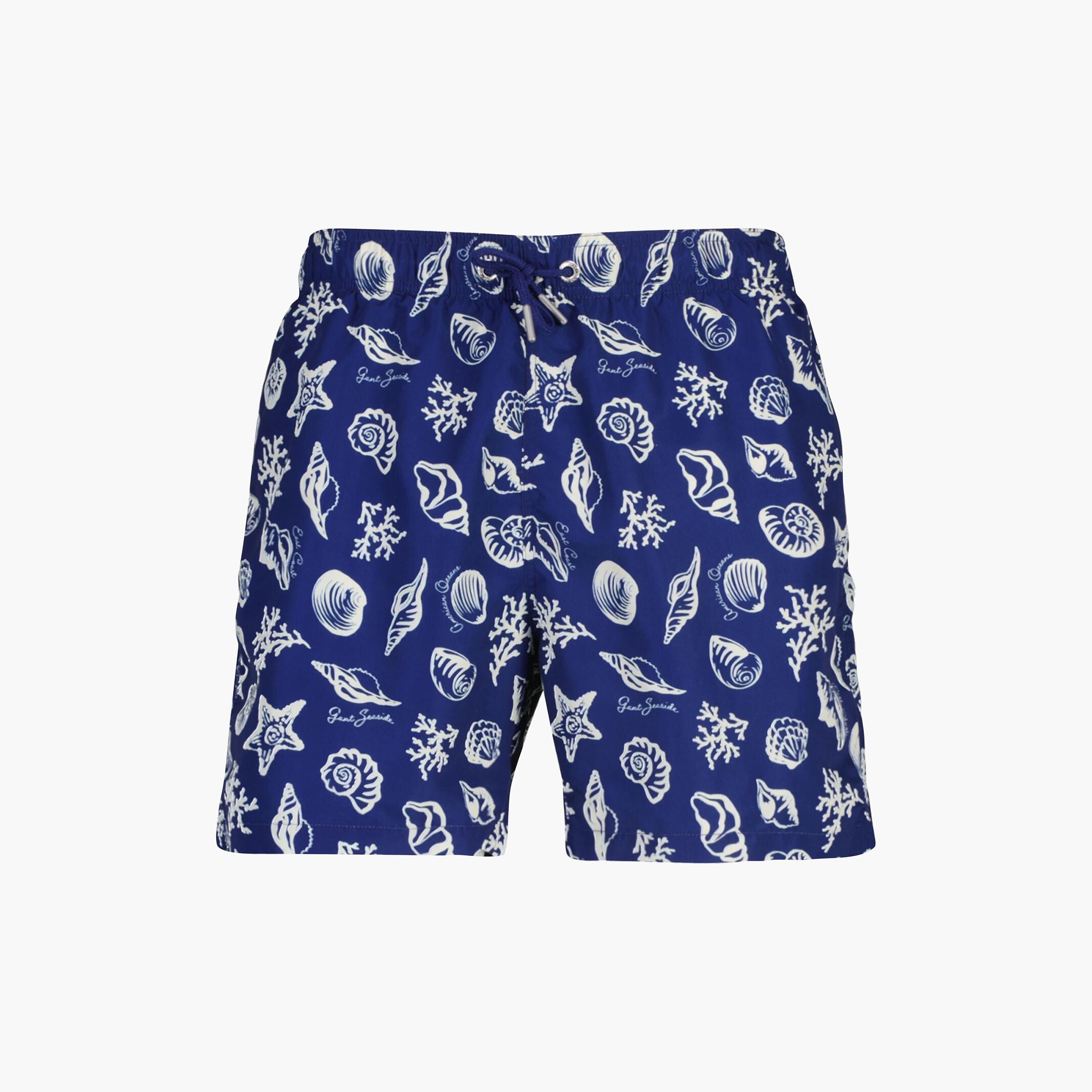 Gant Seashell Printed Drawstring Men's Swim Shorts-men-clothing-swimandbeach-shorts-image-6