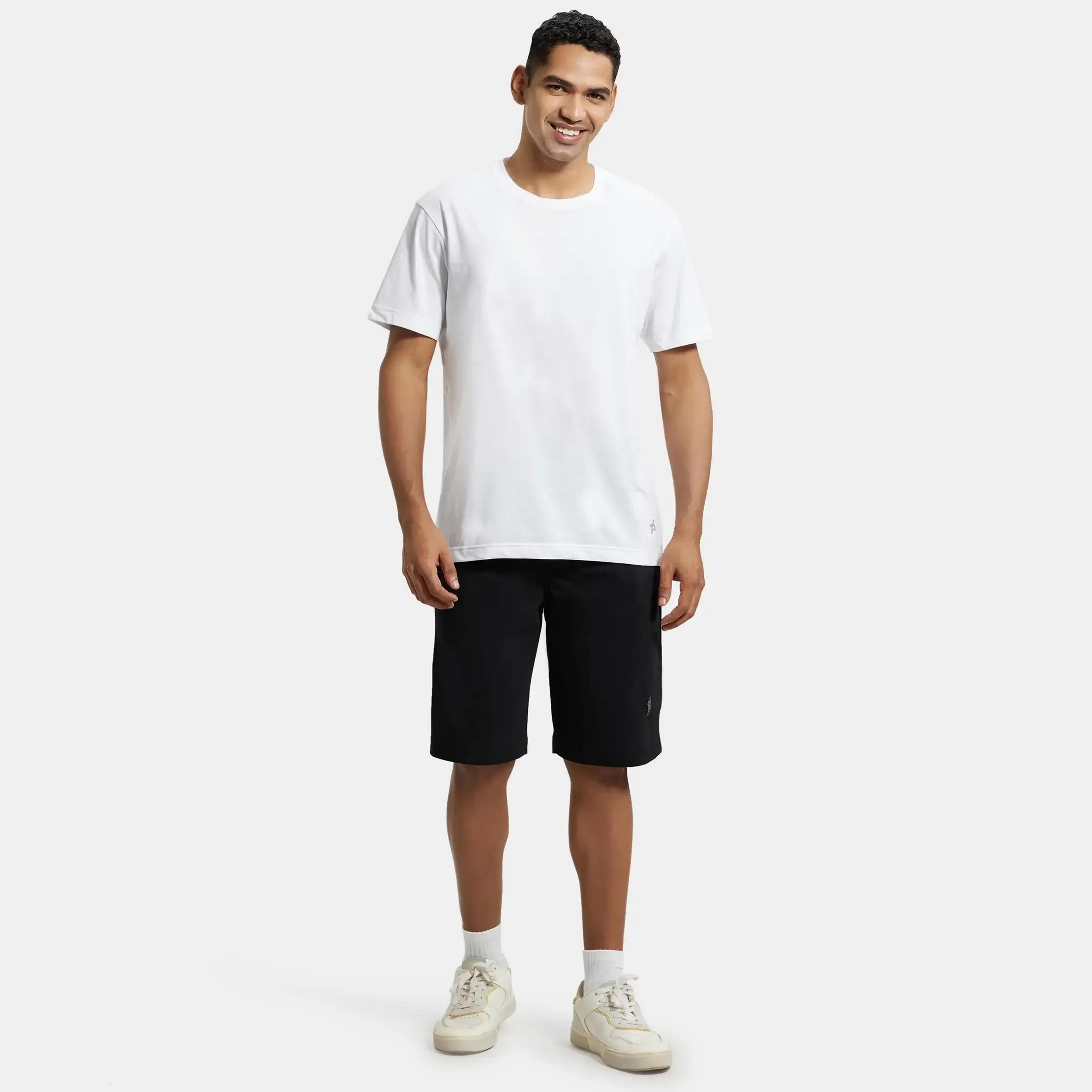 سادة شورت رجالي متوسط ​​الارتفاع برباط ومطاطي من جوكي-men-clothing-bottoms-shorts-image-2