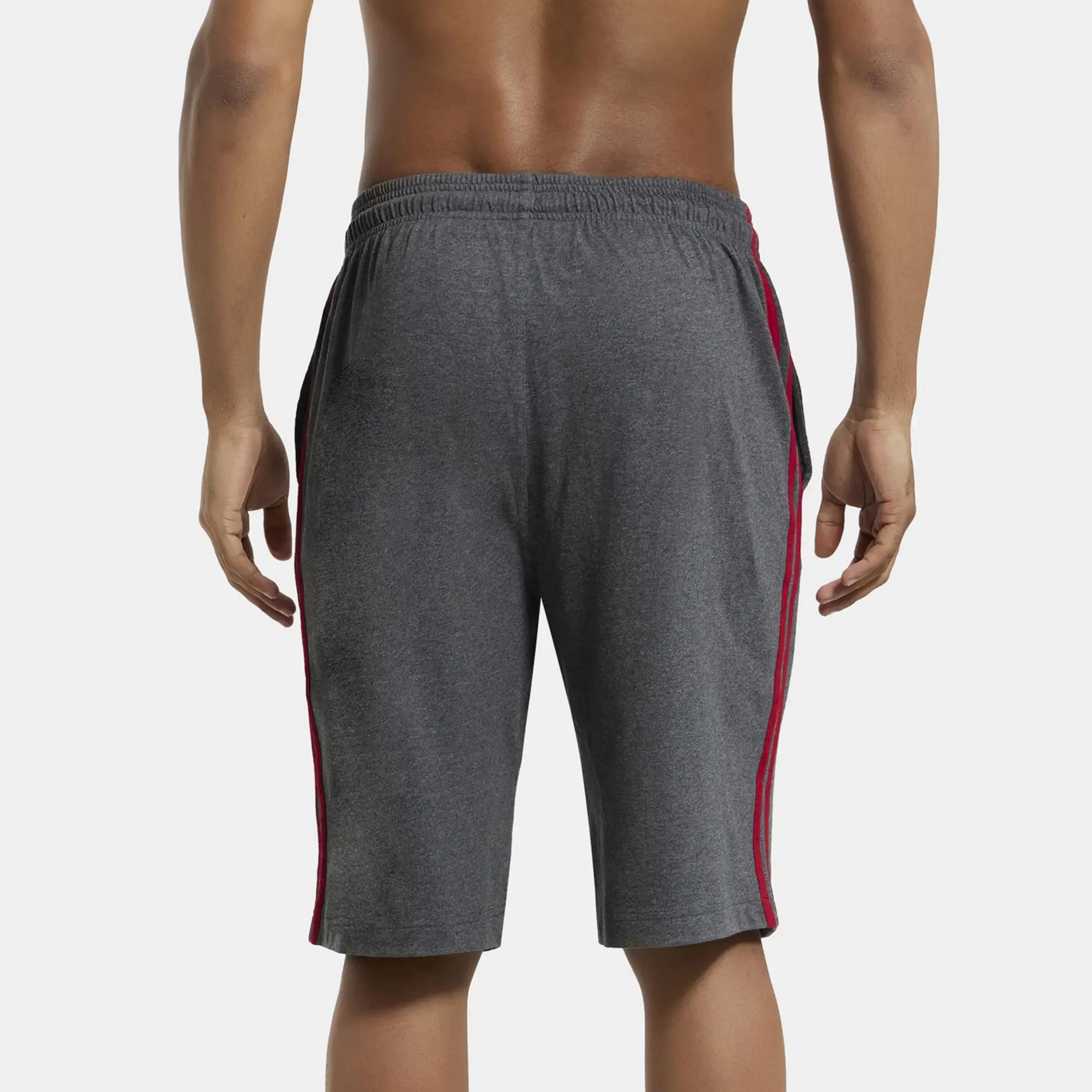 سادة شورت رجالي متوسط ​​الارتفاع برباط ومطاطي من جوكي-men-clothing-bottoms-shorts-image-12
