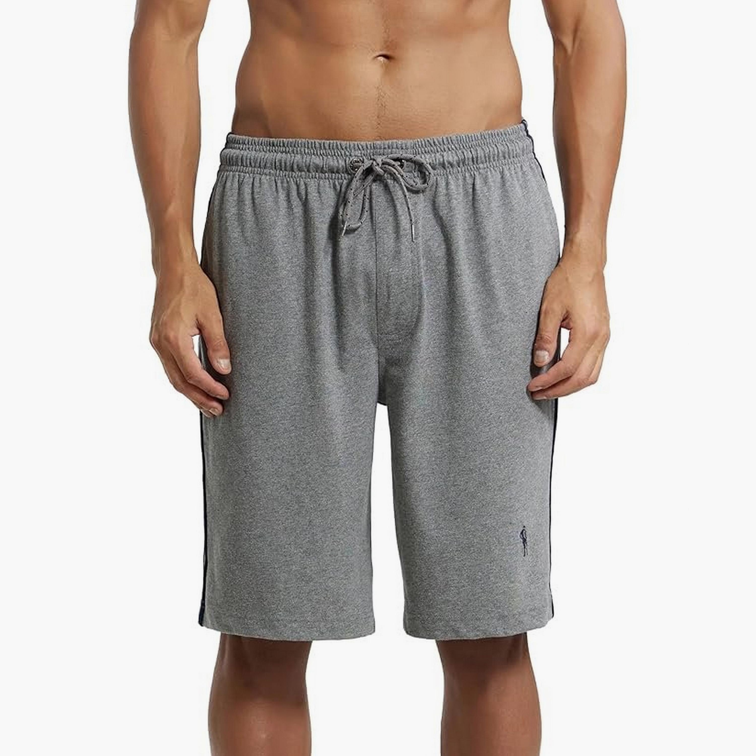 سادة شورت رجالي متوسط ​​الارتفاع برباط ومطاطي من جوكي-men-clothing-bottoms-shorts-image-13