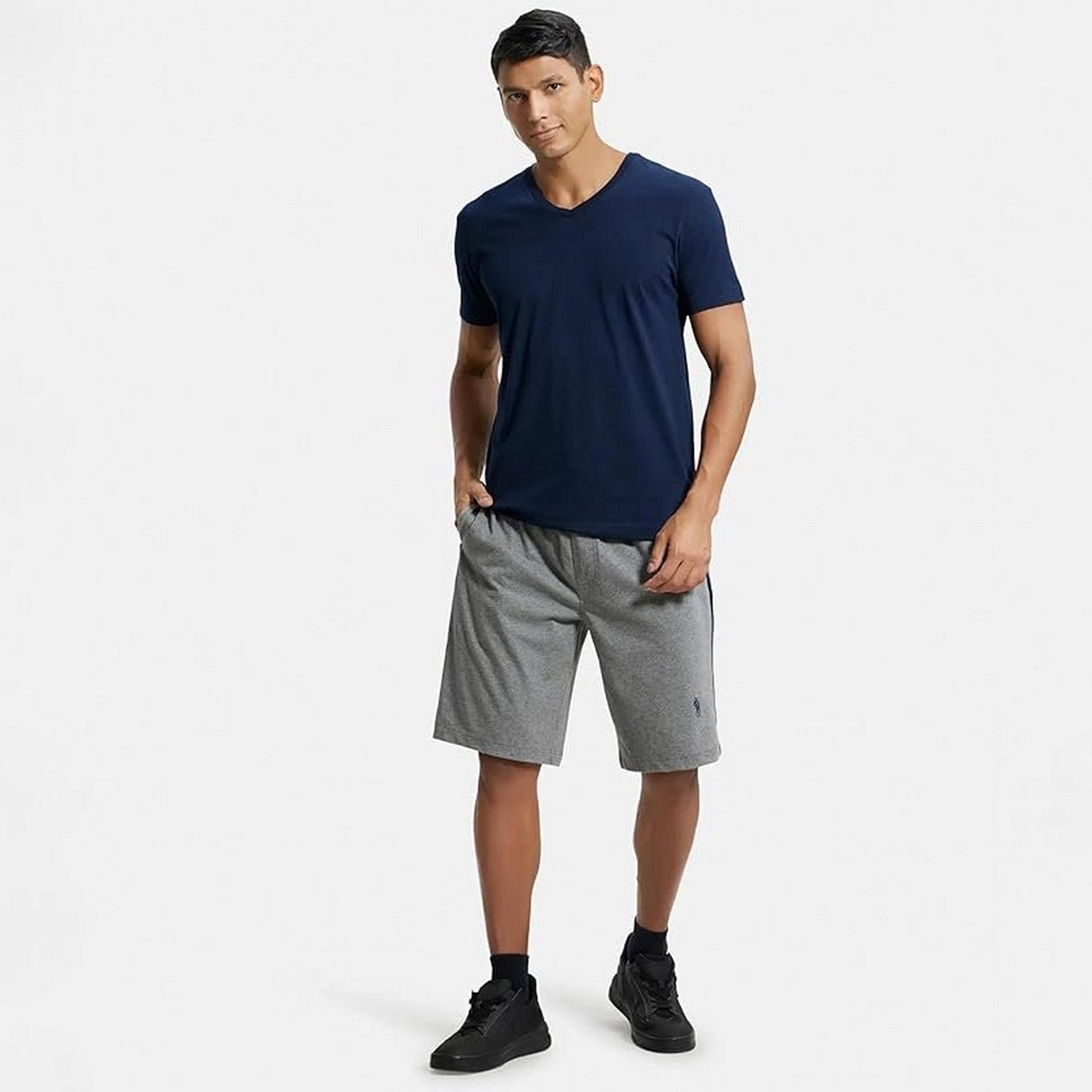 سادة شورت رجالي متوسط ​​الارتفاع برباط ومطاطي من جوكي-men-clothing-bottoms-shorts-image-14