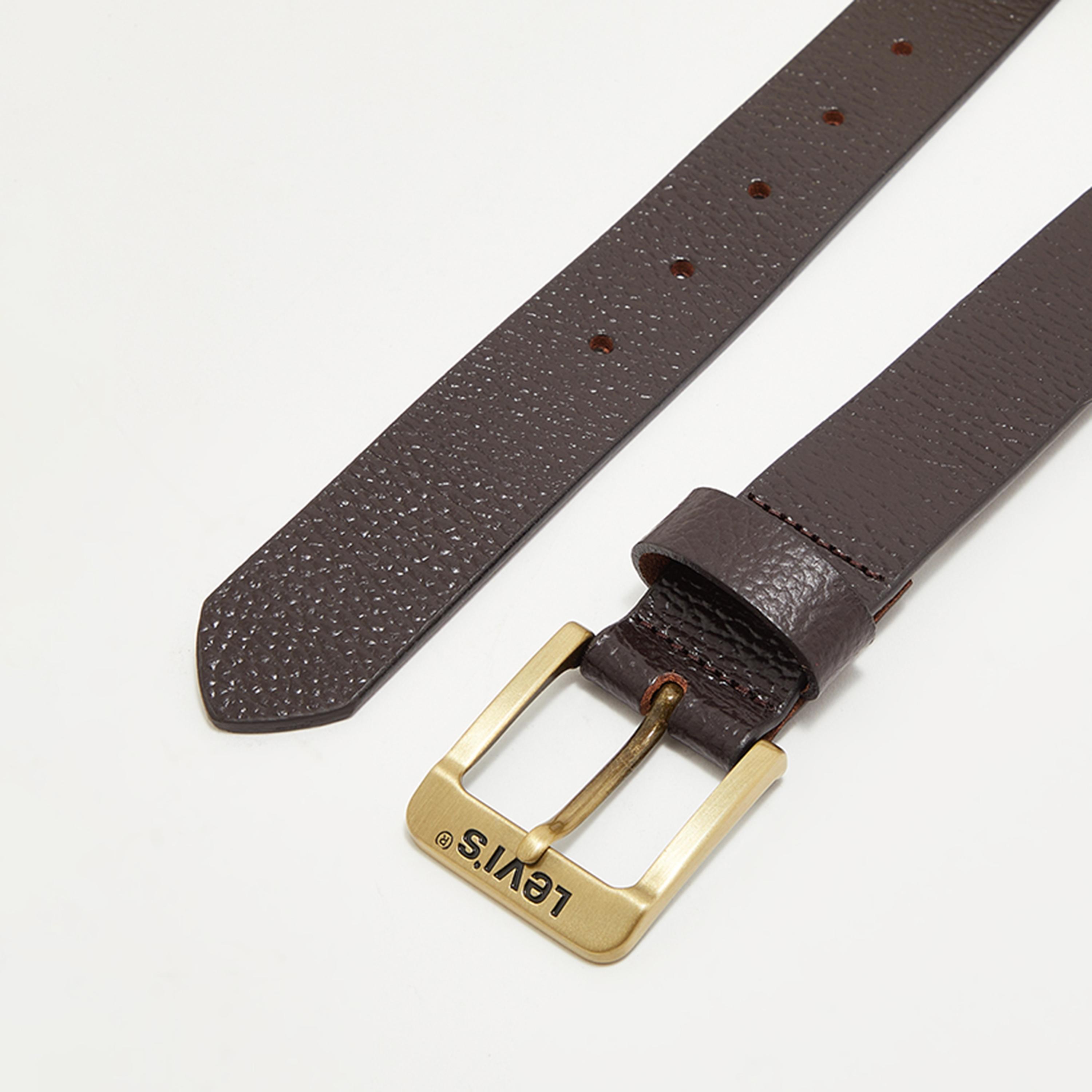 Levi's Men's Brown Textured Belt-men-beltsandwallets-belts-image-2