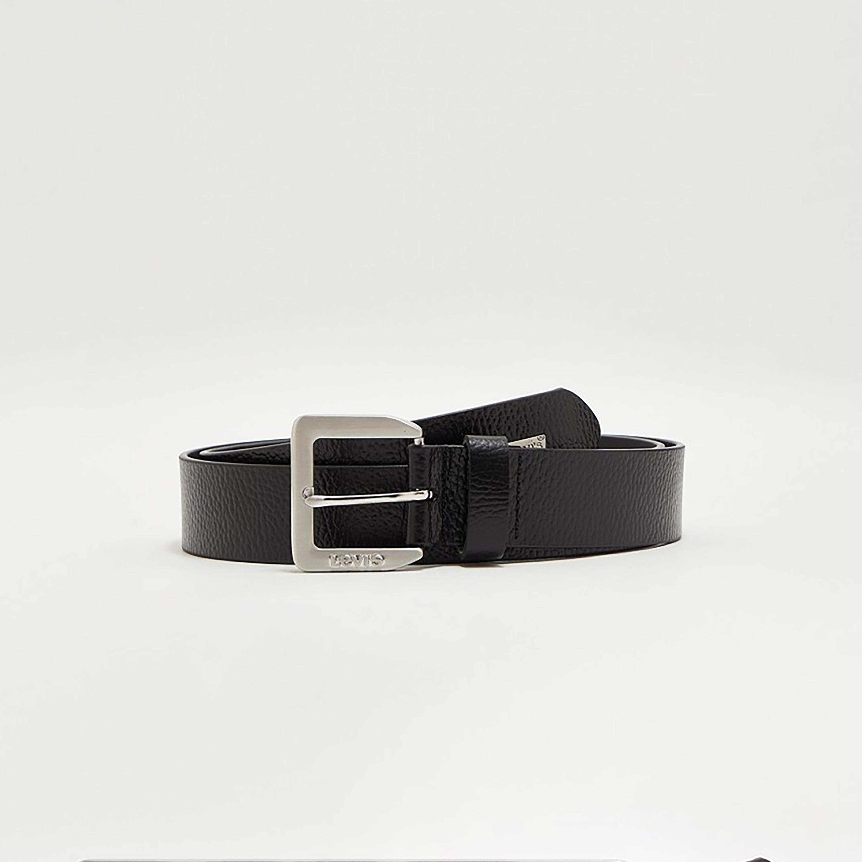 Levi's Men's Black Textured Belt-men-beltsandwallets-belts-image-1