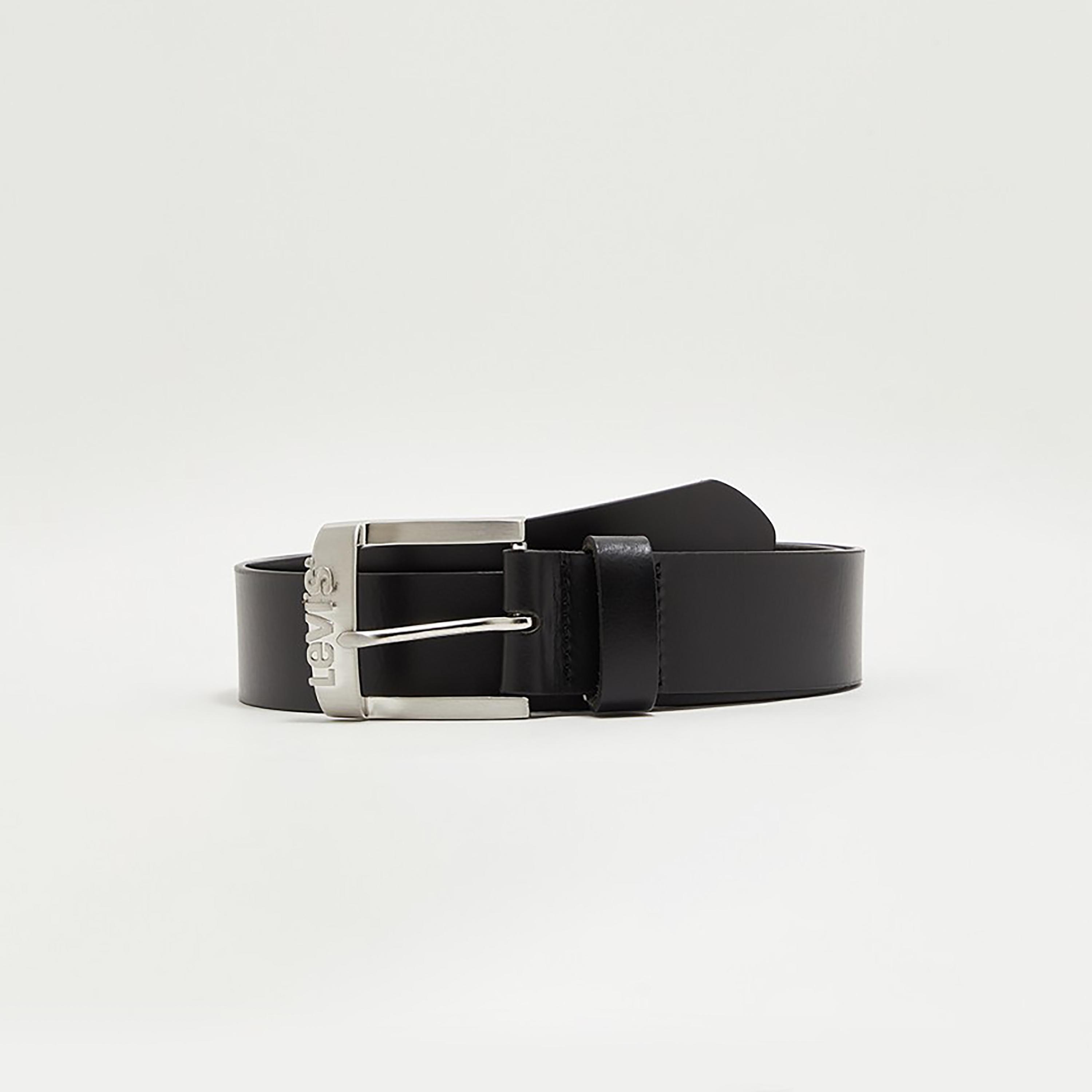 Levi's Men's Black Plain Belt-men-beltsandwallets-belts-image-1