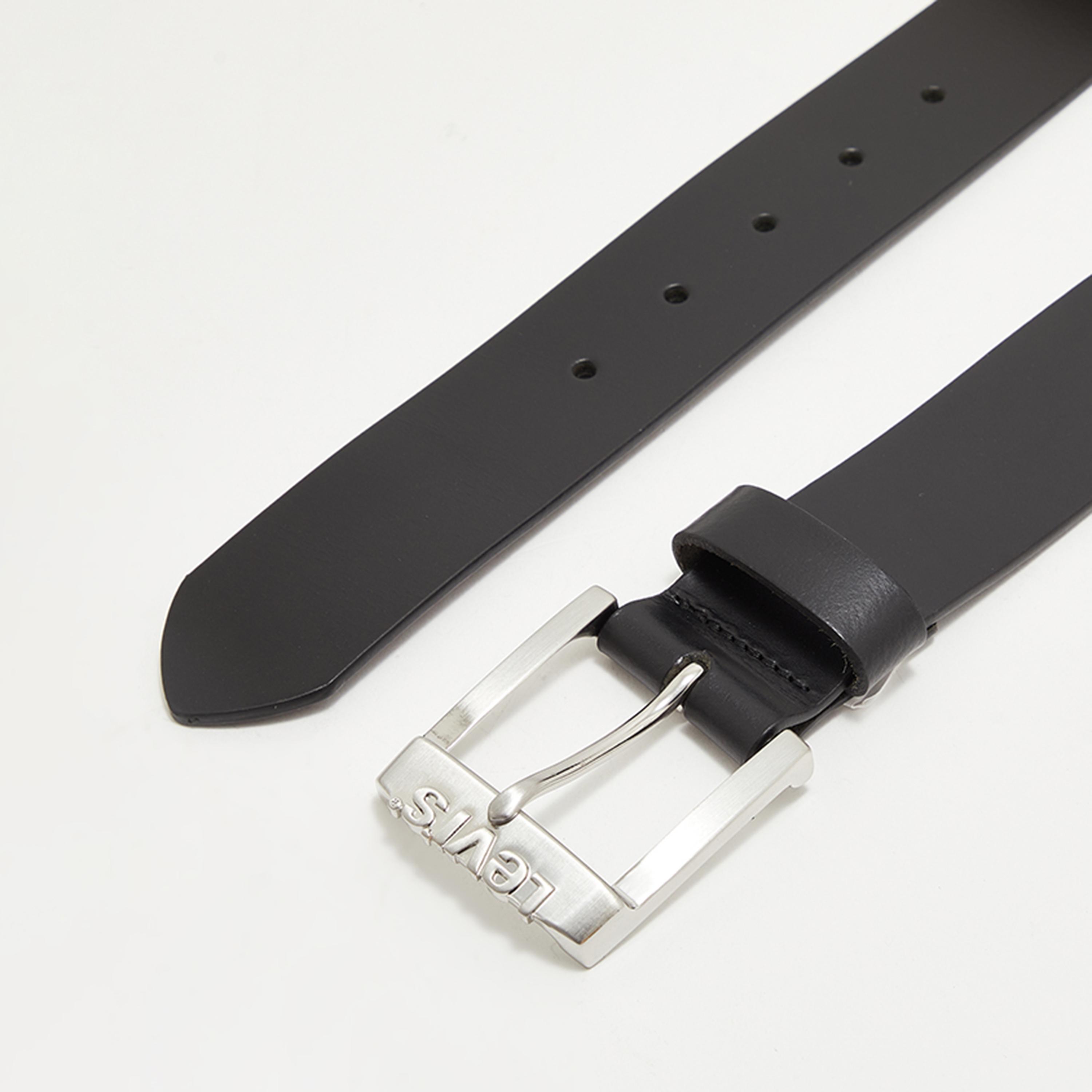 Levi's Men's Black Plain Belt-men-beltsandwallets-belts-image-2
