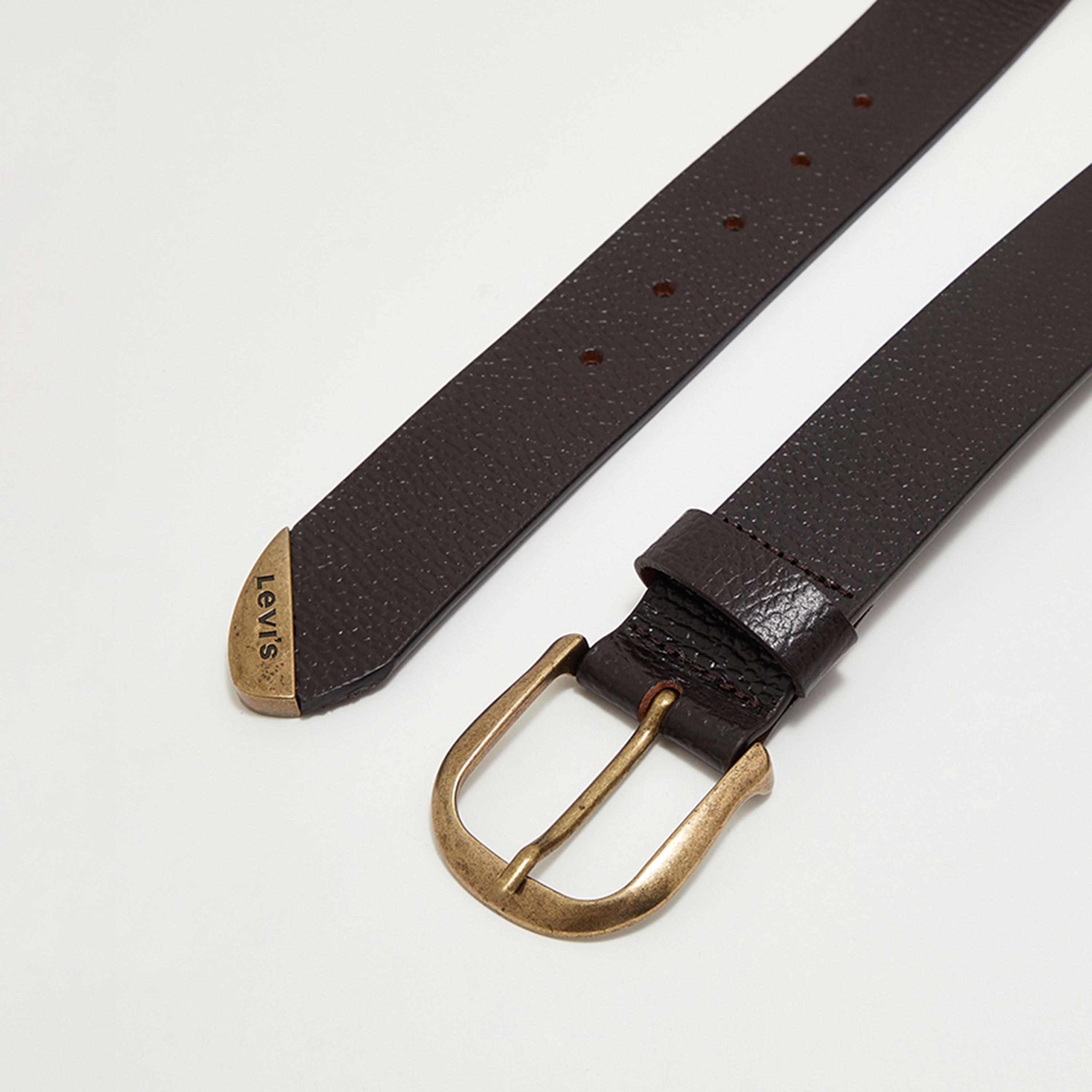 Levi's Men's Brown Textured Belt-men-beltsandwallets-belts-image-2
