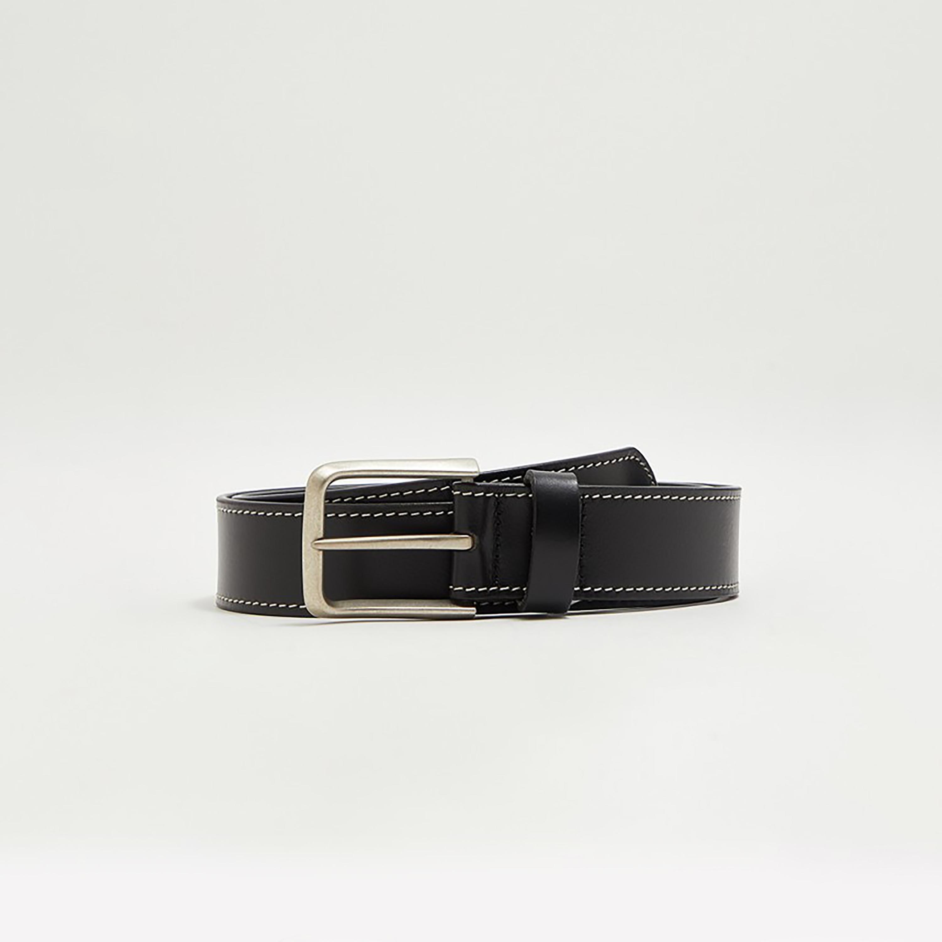 Levi's Men's Black Plain Belt-men-beltsandwallets-belts-image-1