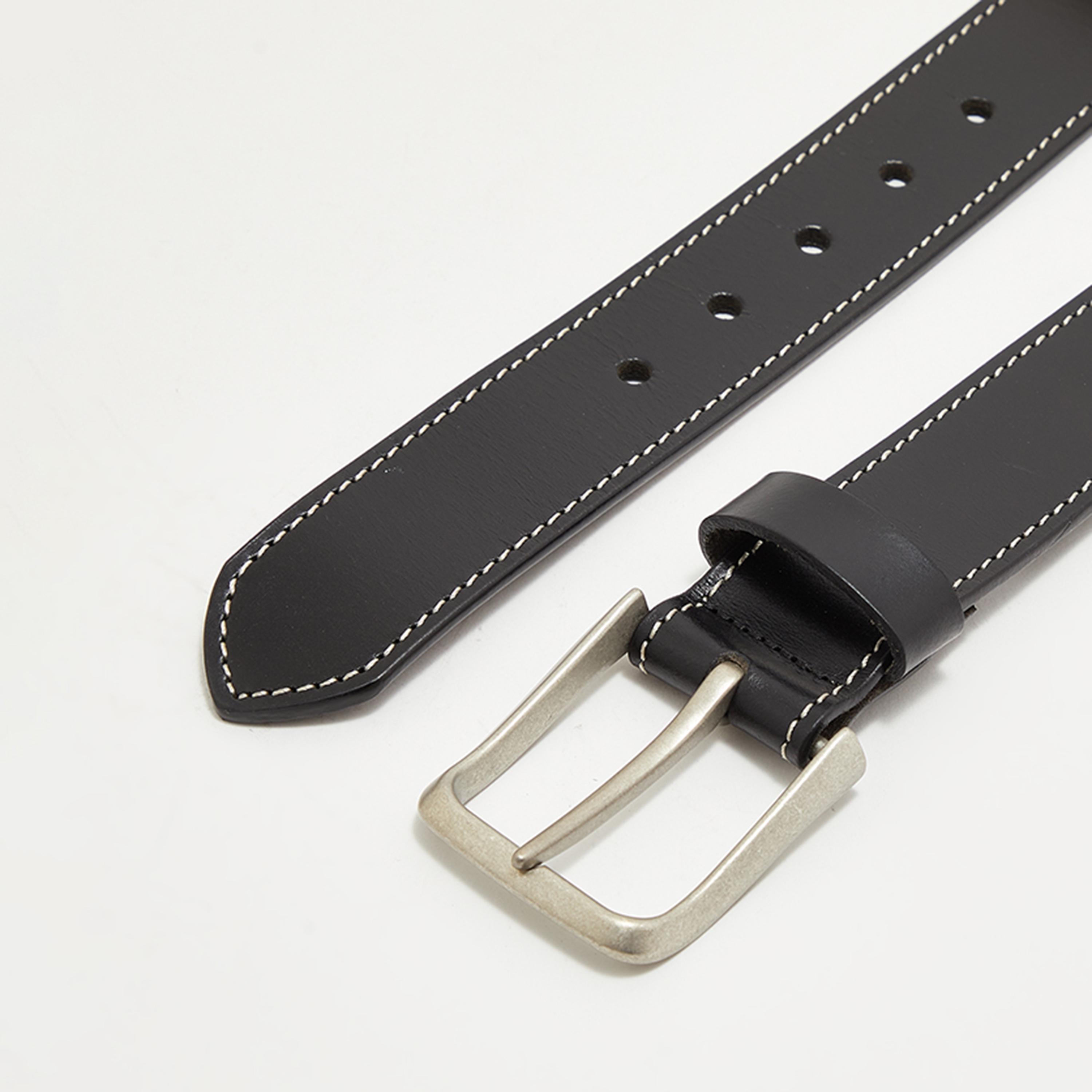 Levi's Men's Black Plain Belt-men-beltsandwallets-belts-image-2