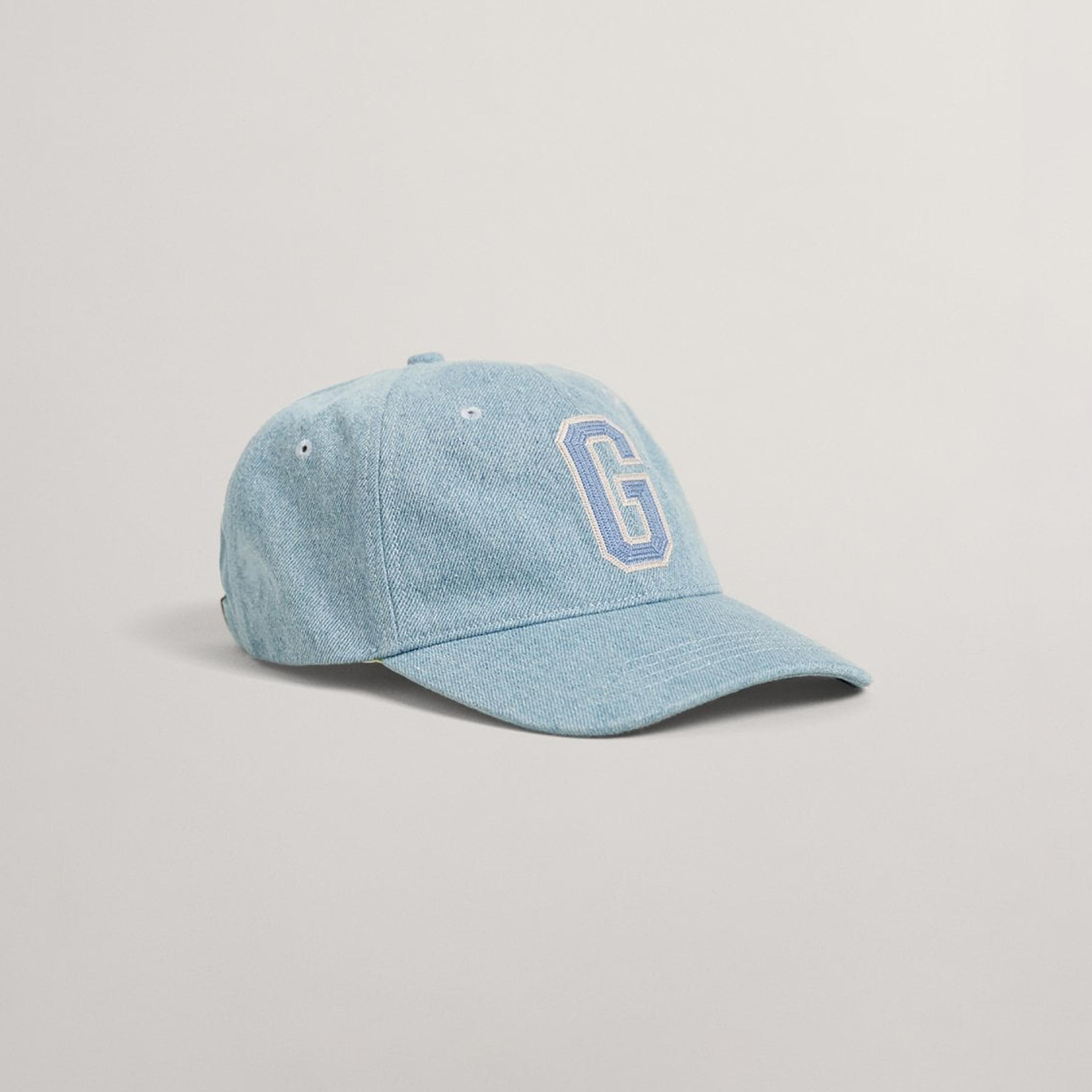 Gant Applique Cotton Denim Cap | 9900100-men-caps-image-4