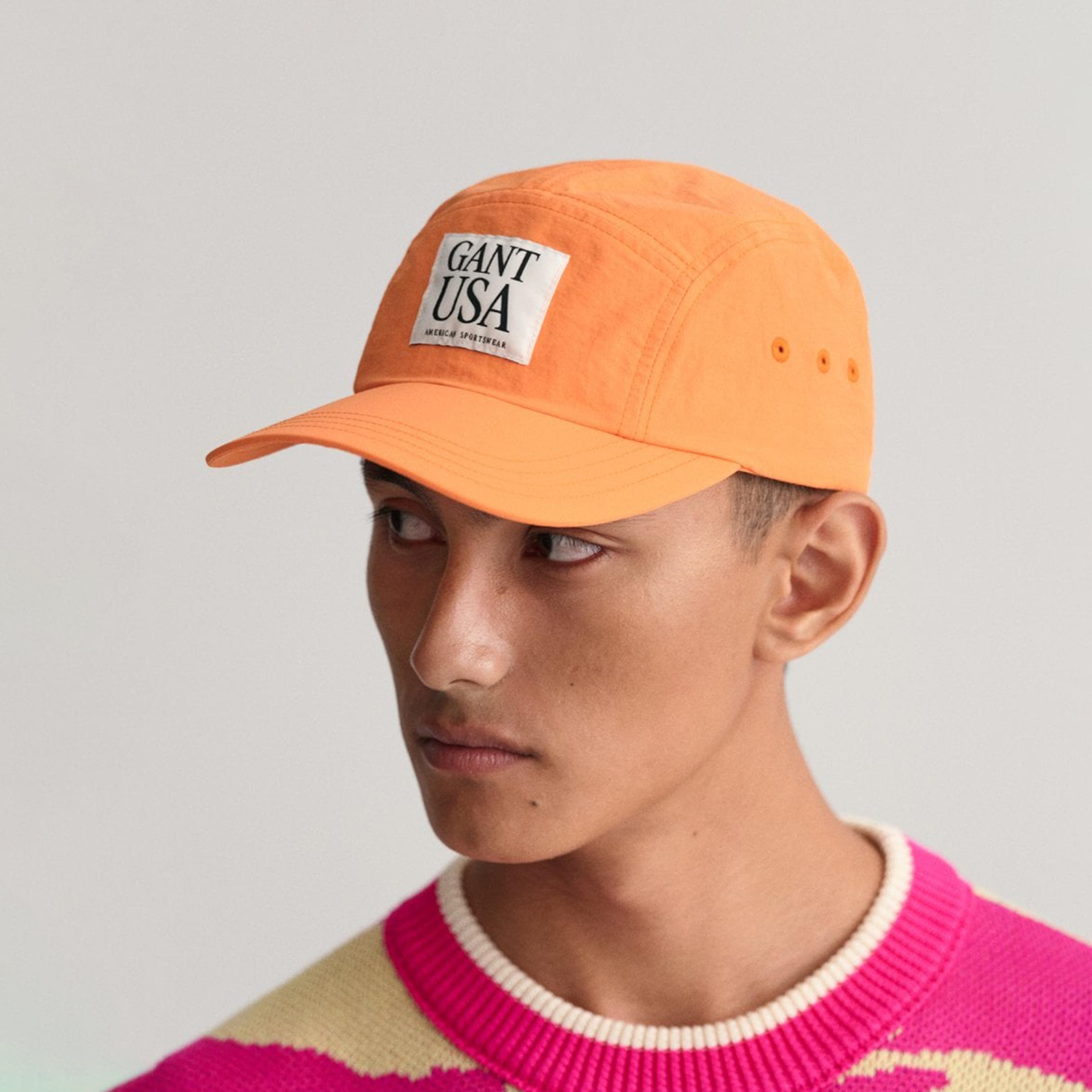 Gant Logo USA Tonal High Camp Cotton Cap | 9900105-men-caps-image-1