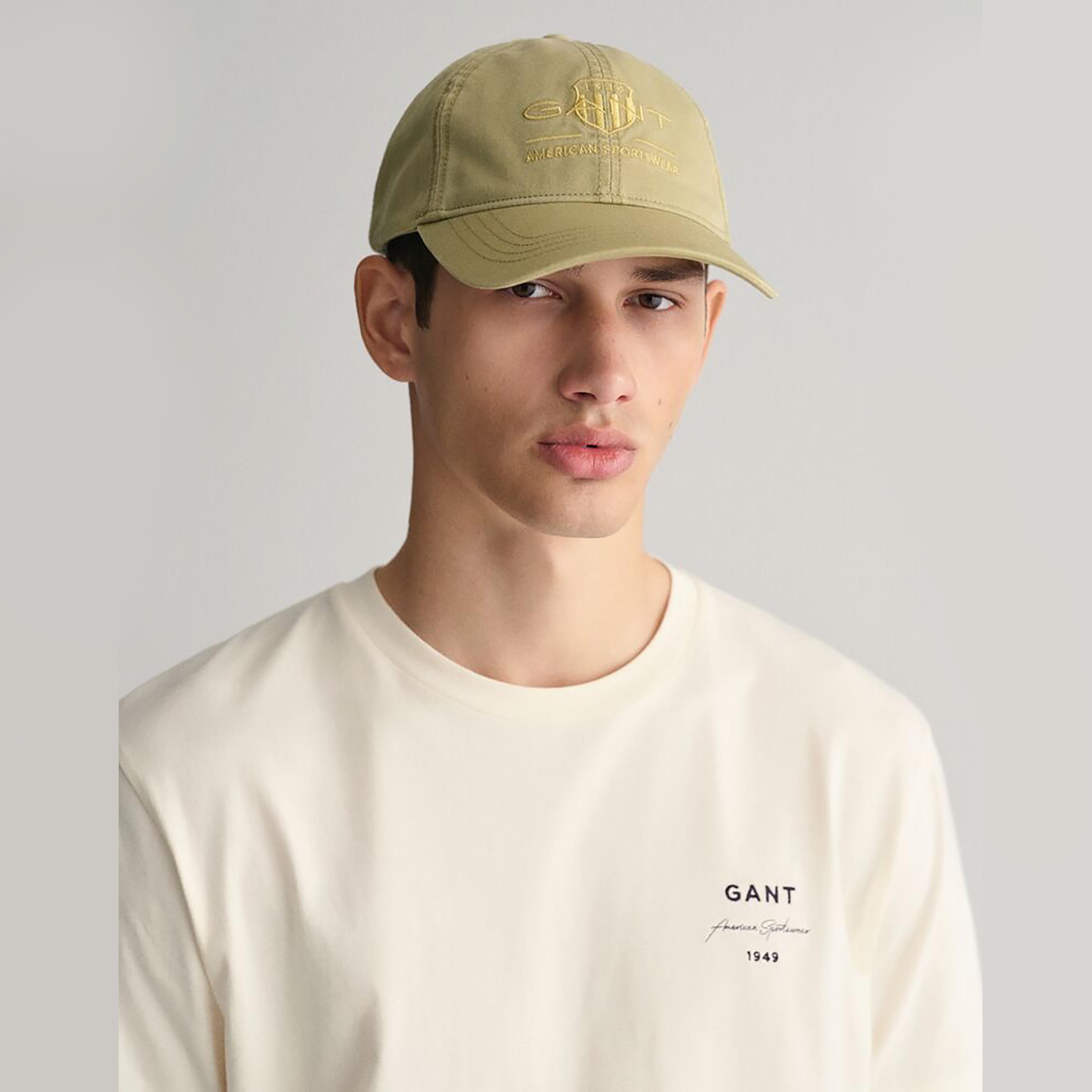 Gant Embroidered Shield Logo Baseball Cotton Cap | 9900117-GAN-men-caps-image-3