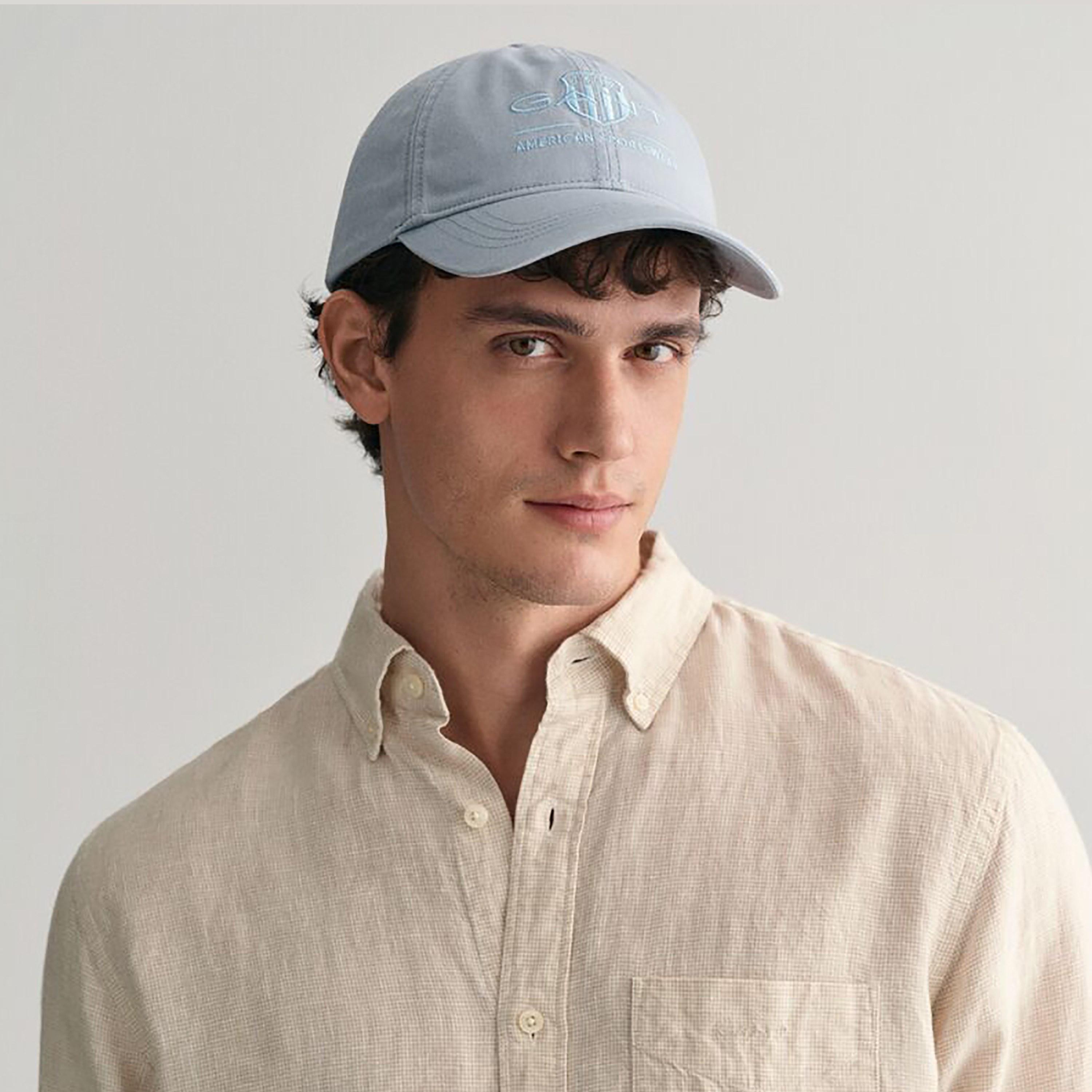 Gant Embroidered Shield Logo Baseball Cotton Cap | 9900117-GAN-men-caps-image-6