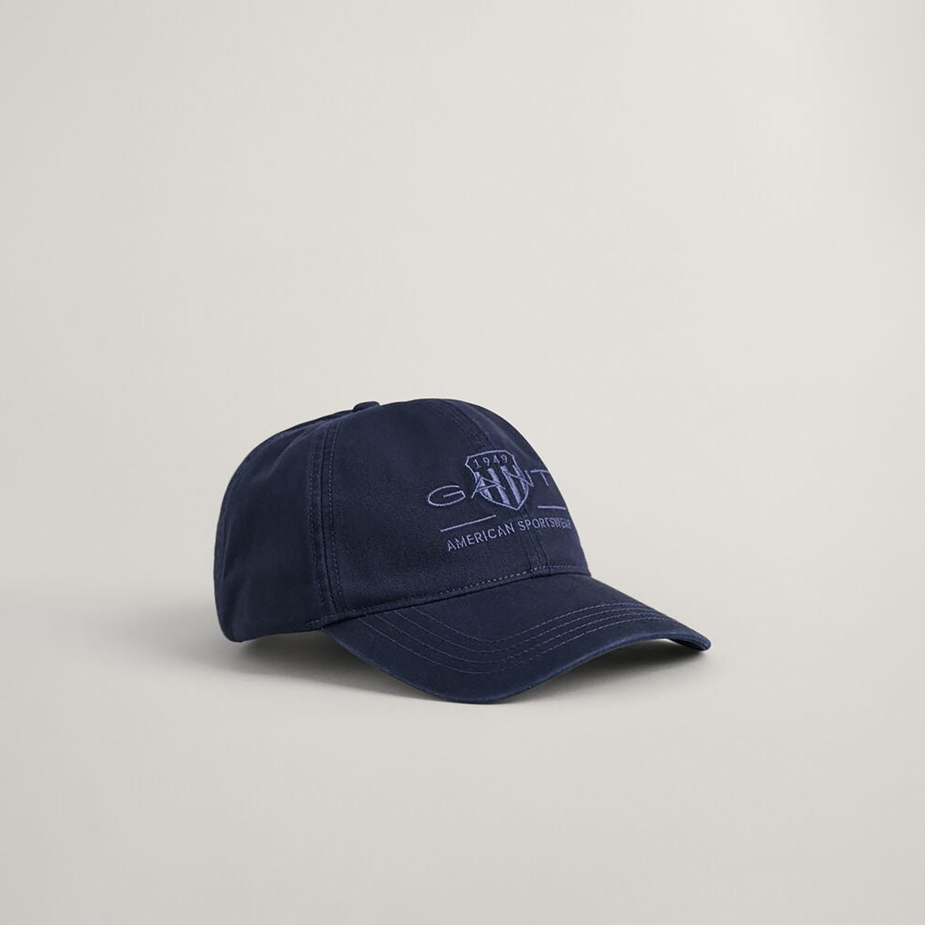 Gant Embroidered Shield Logo Baseball Cotton Cap | 9900117-GAN-men-caps-image-7