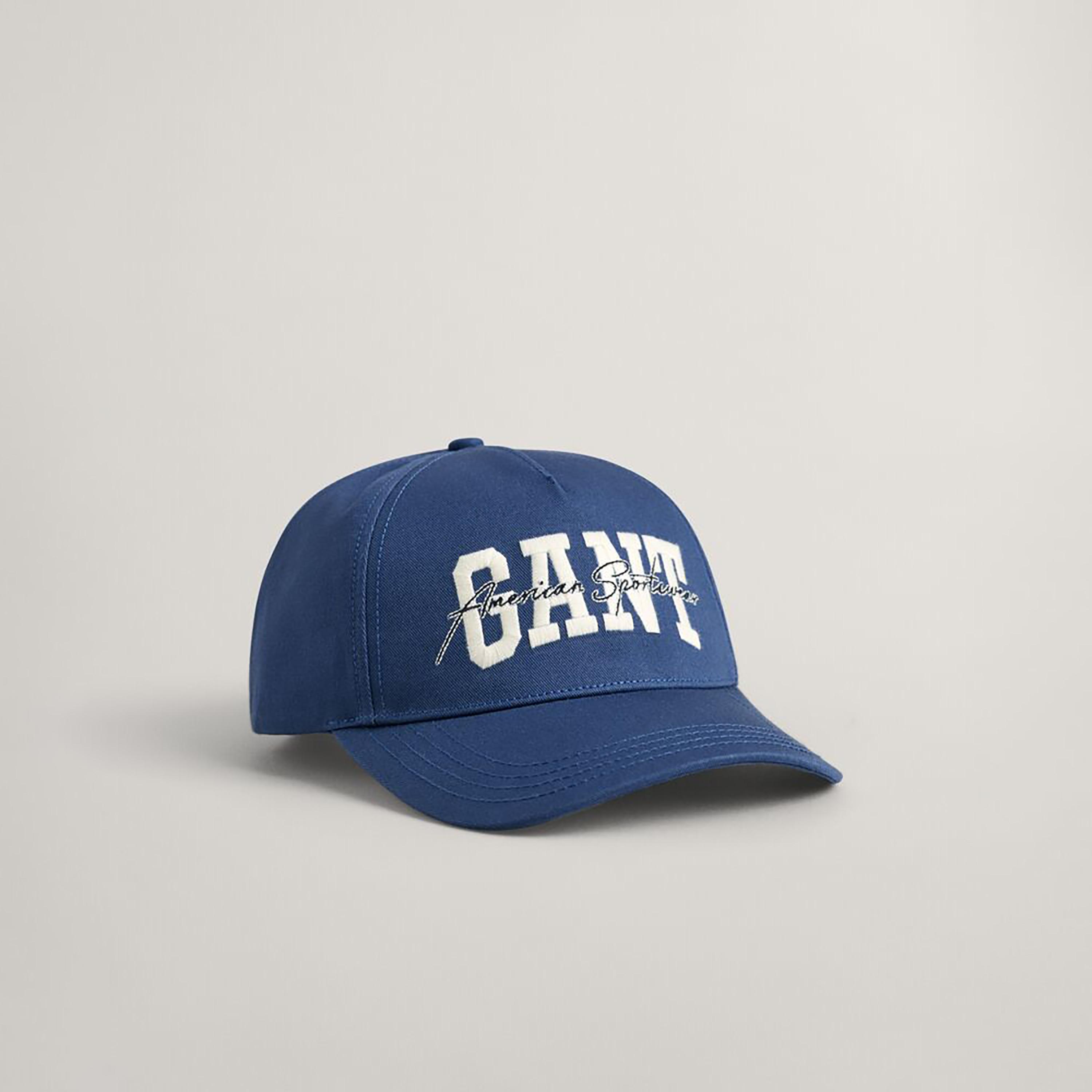 قبعة بيسبول قطنية بشعار غانت | 9900224-غان-men-caps-image-1