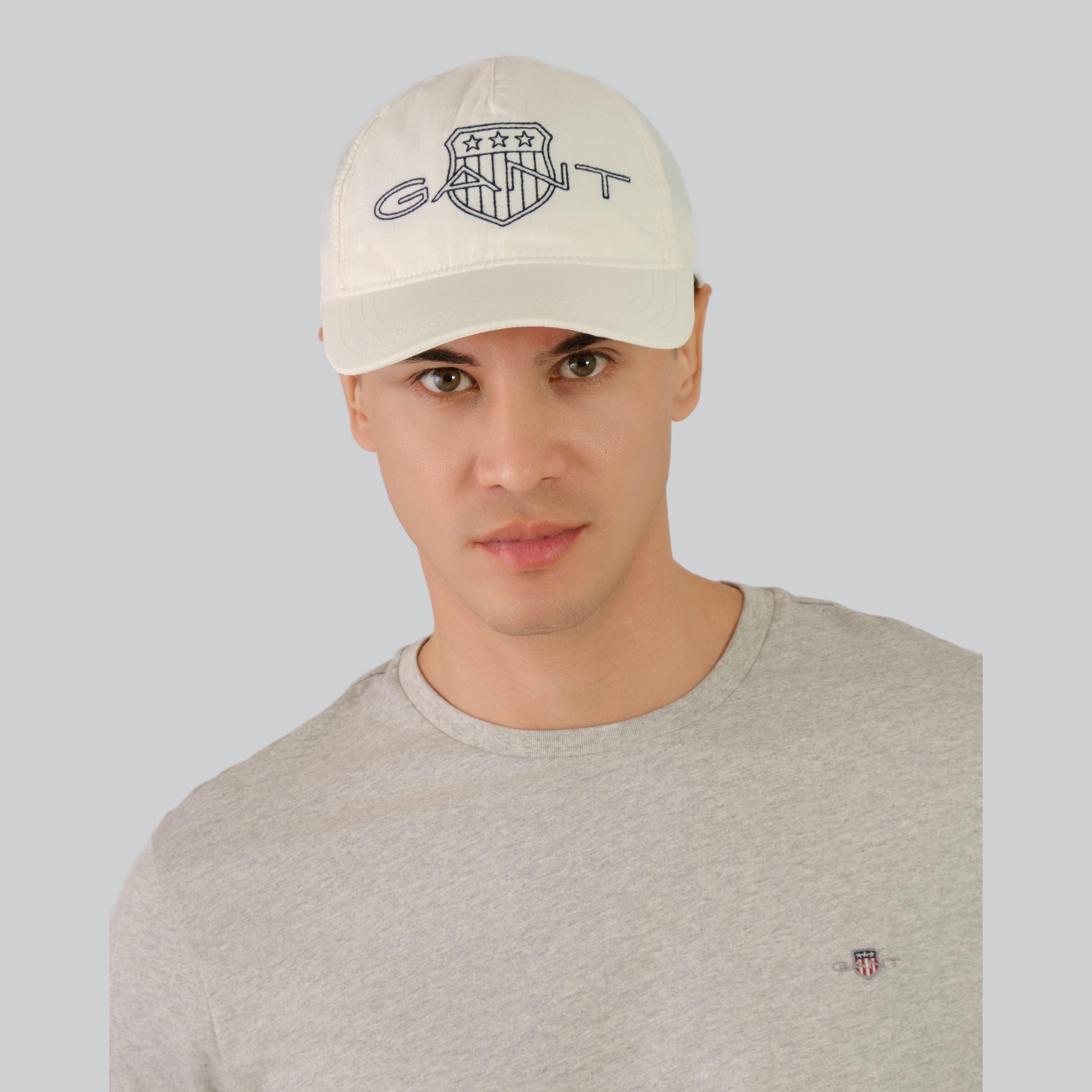 Gant Shield Logo Print Baseball Cotton Cap | 9900228-GAN-men-caps-image-1