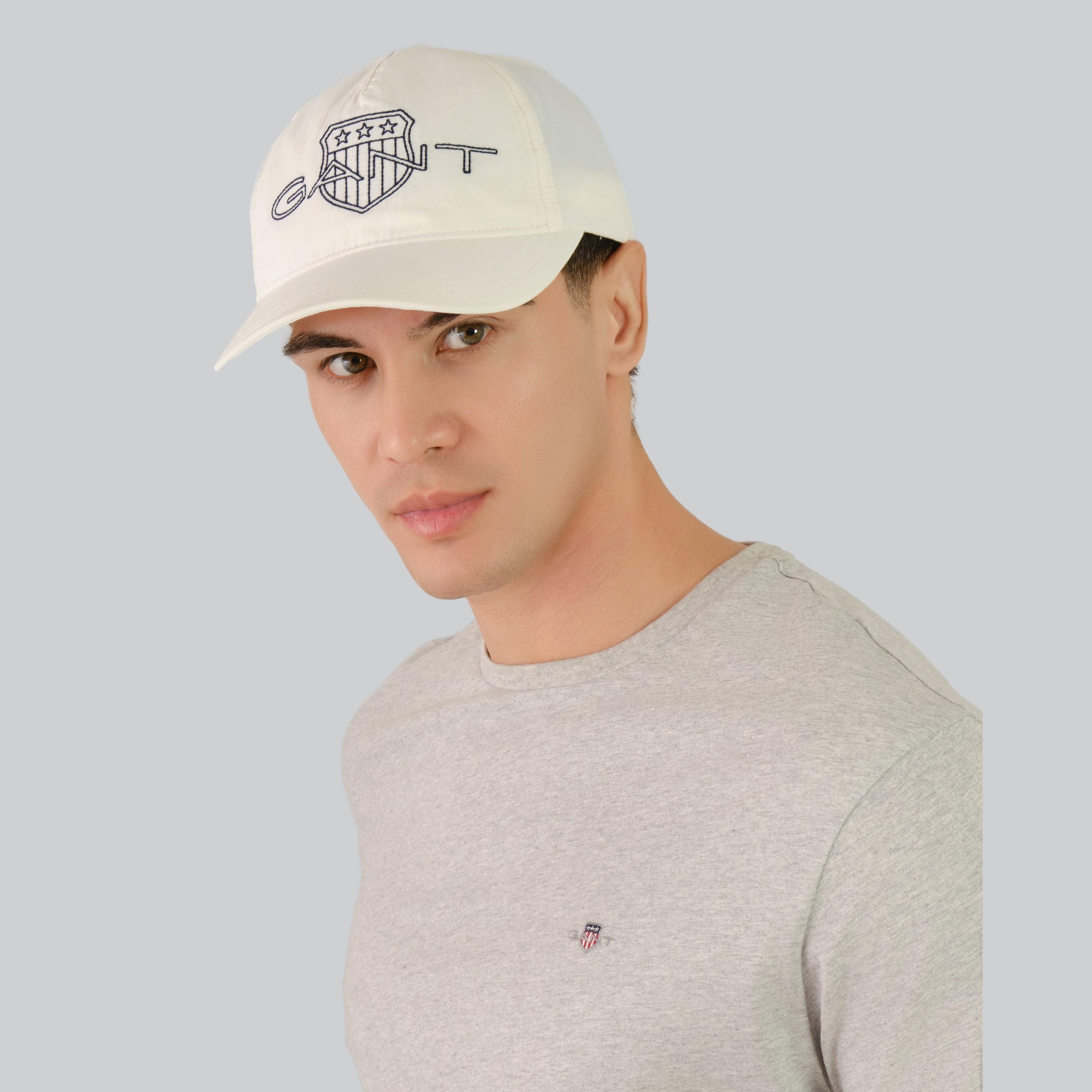 Gant Shield Logo Print Baseball Cotton Cap | 9900228-GAN-men-caps-image-2