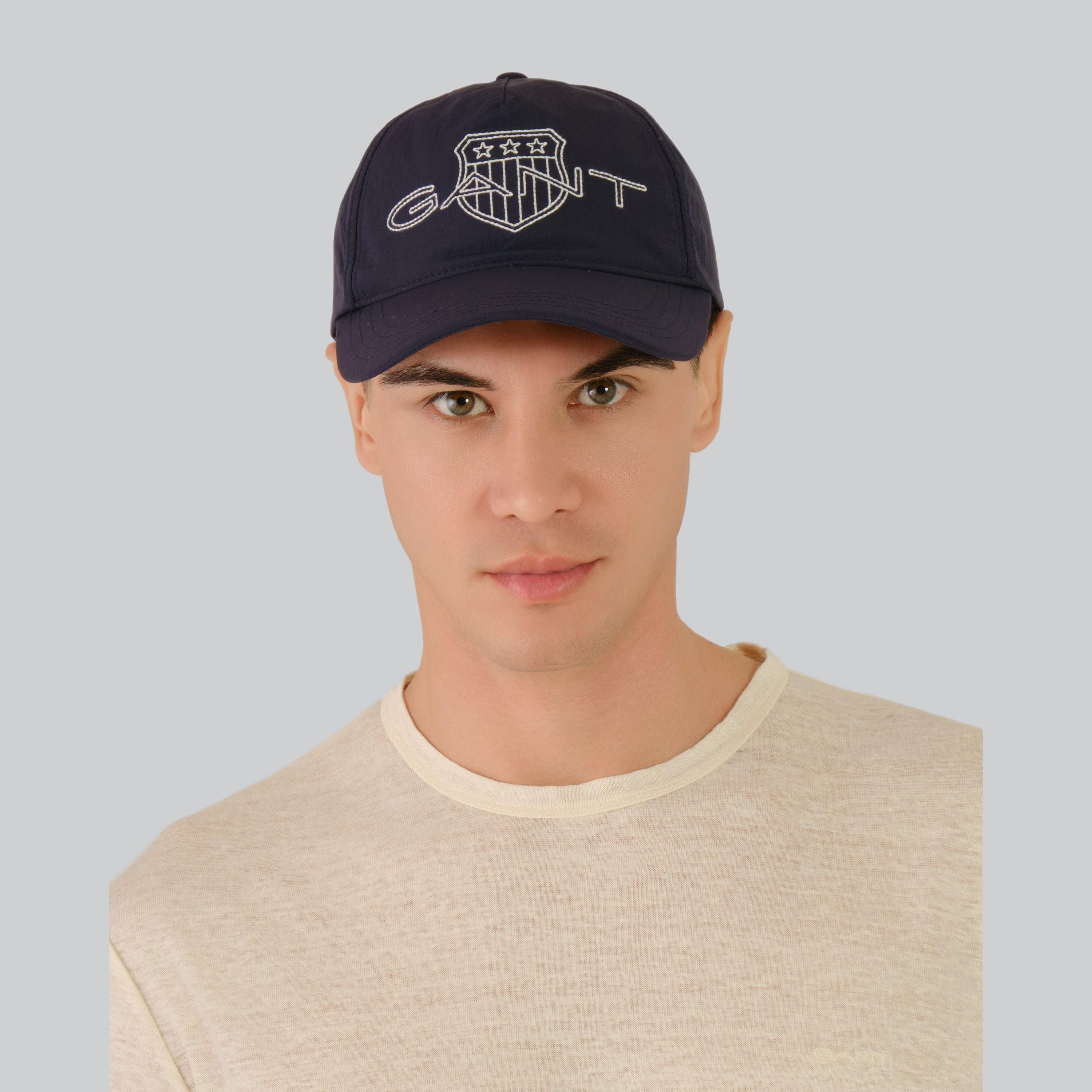 Gant Shield Logo Print Baseball Cotton Cap | 9900228-GAN-men-caps-image-4