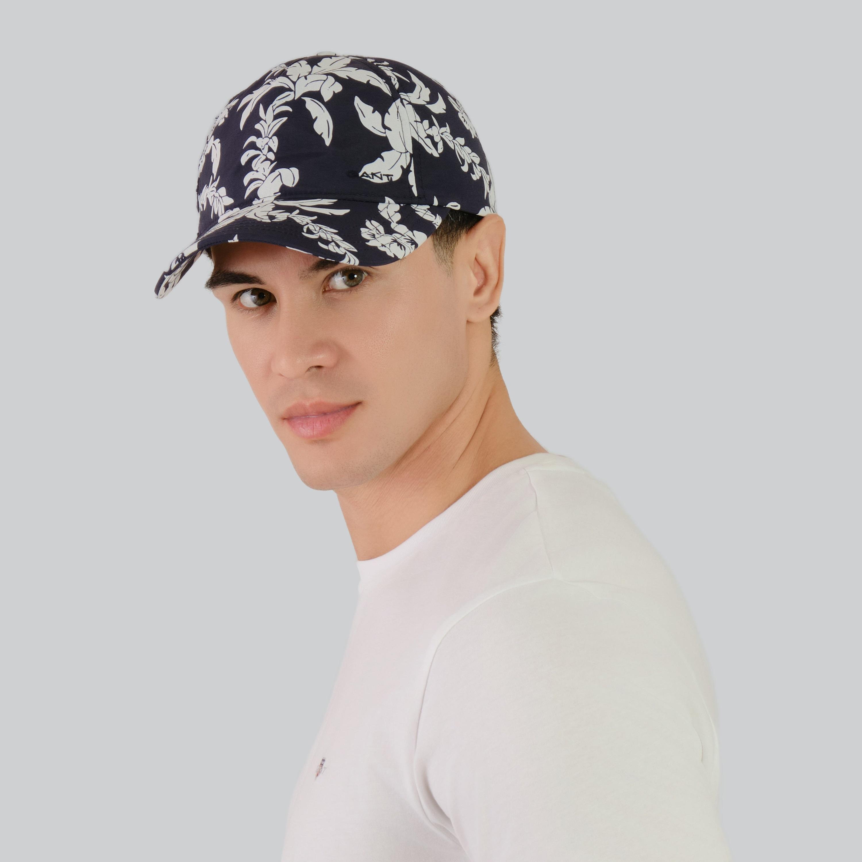 Gant Floral Print Baseball Cotton Cap | 9900231-GAN-men-caps-image-2