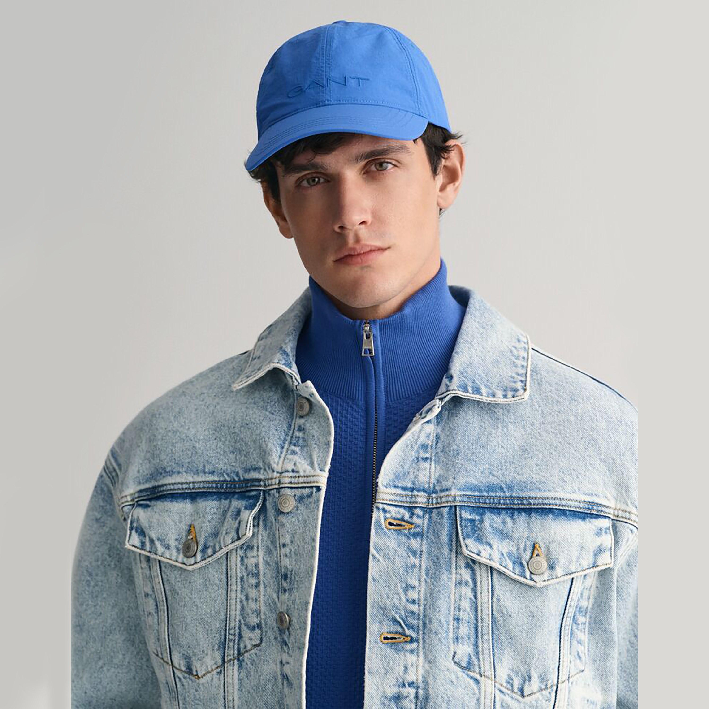 قبعة بيسبول قطنية بشعار غانت | 9900247-غان-men-caps-image-9