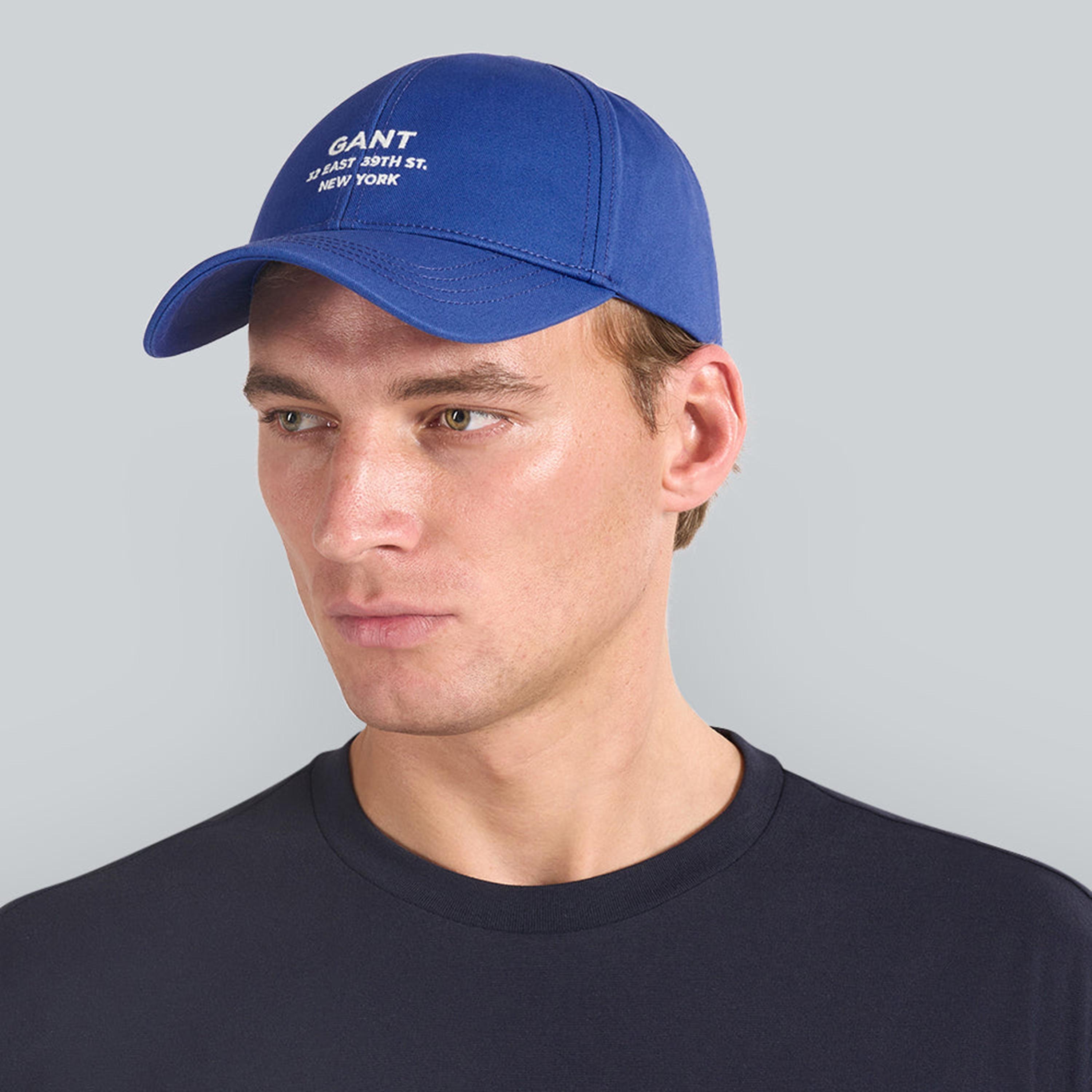 كاب بيسبول رجالي من القطن بطبعة اسم العلامة التجارية من غانت | 9900266-men-caps-image-5