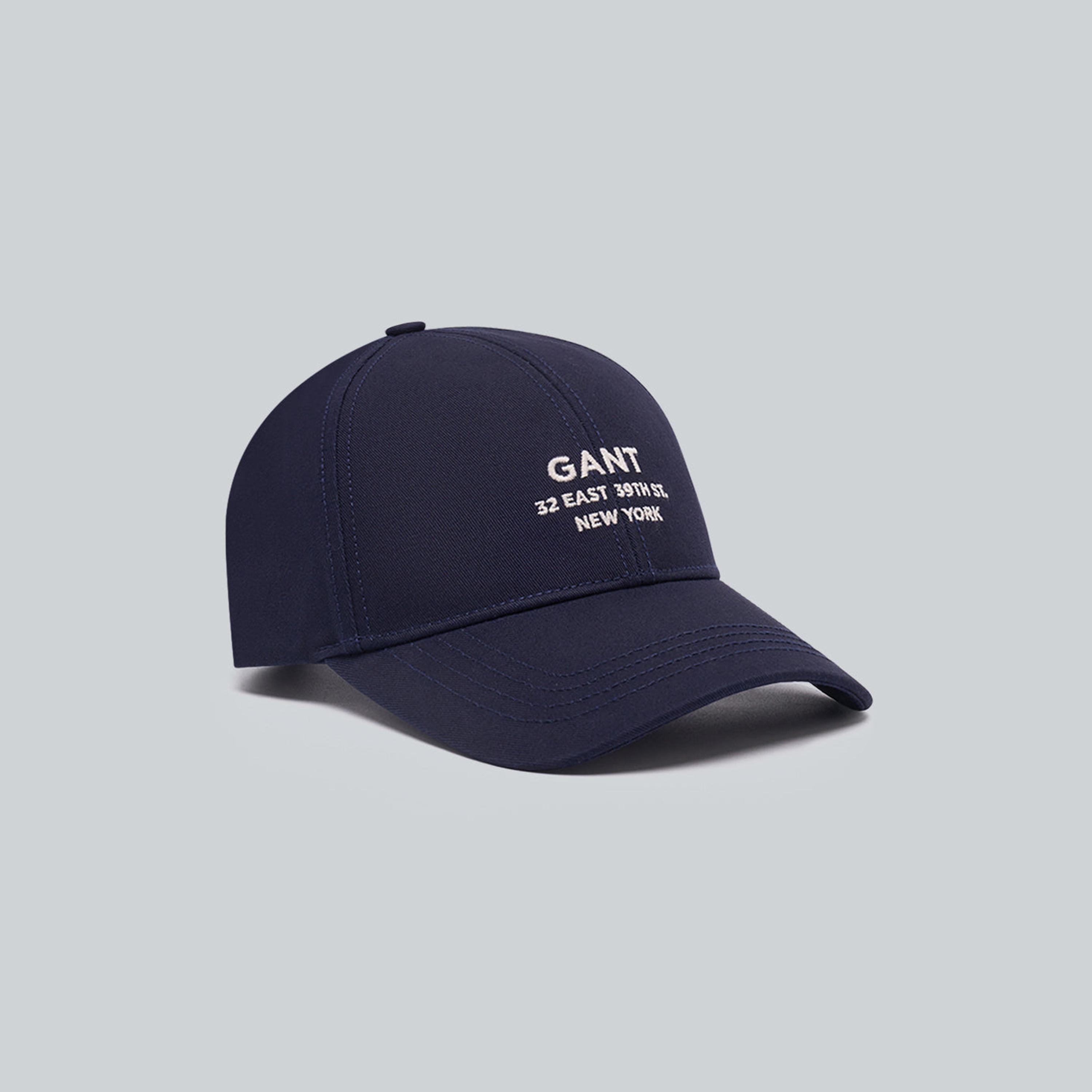 كاب بيسبول رجالي من القطن بطبعة اسم العلامة التجارية من غانت | 9900266-men-caps-image-2