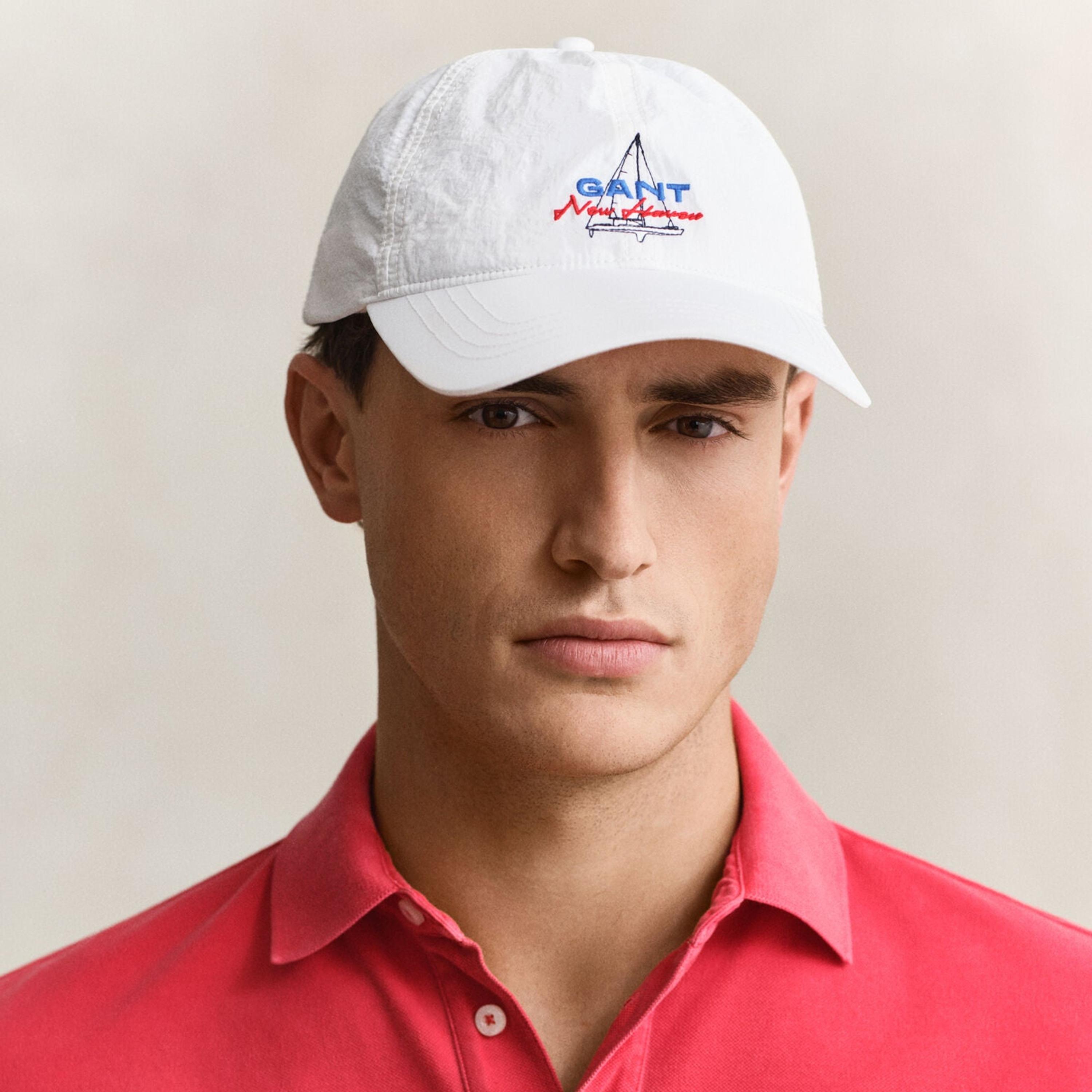 كاب بيسبول رجالي من البولي أميد بطبعة غرافيك من غانت | 9901300-men-caps-image-1