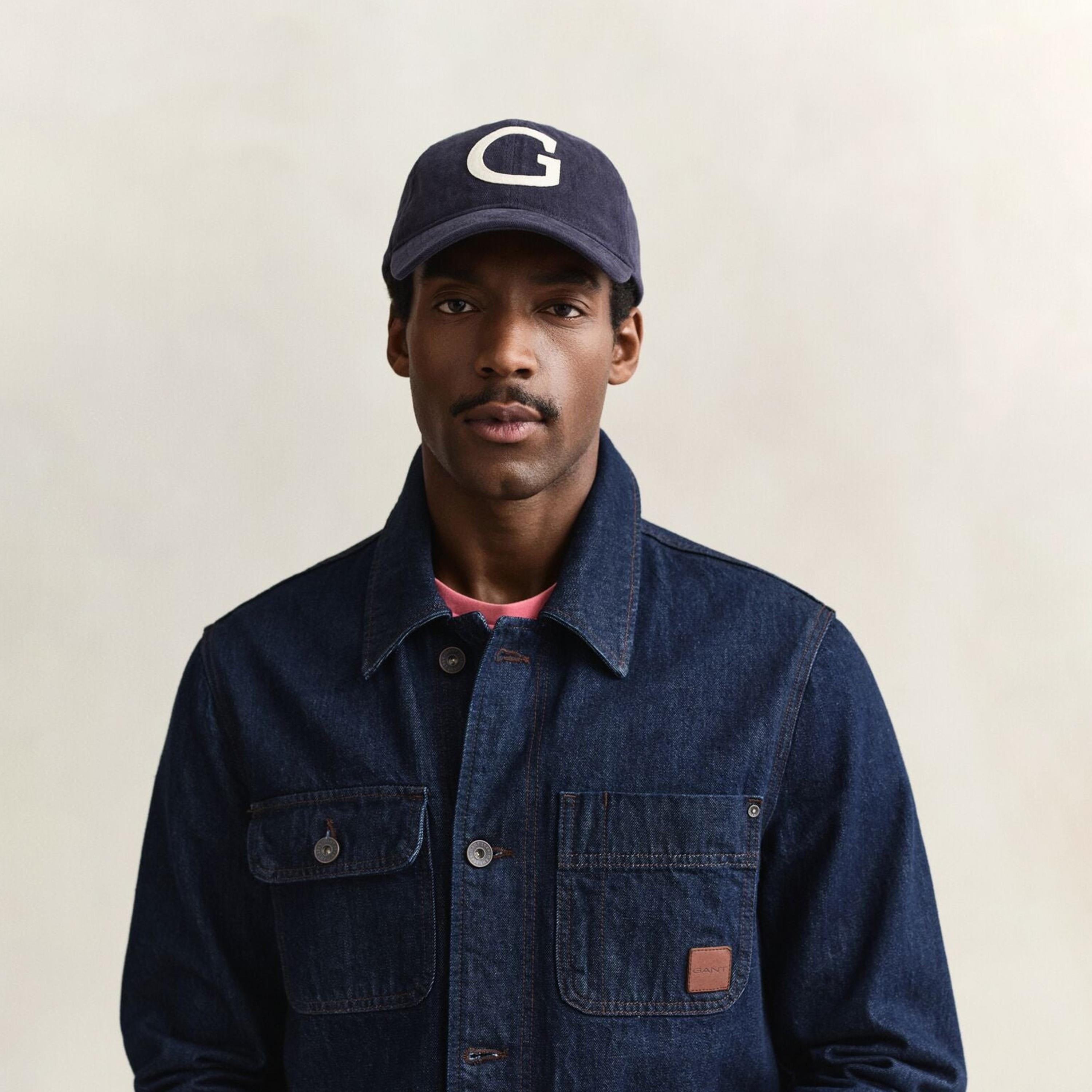 Gant Applique G Badge Cotton Men's Baseball Cap-men-caps-image-3