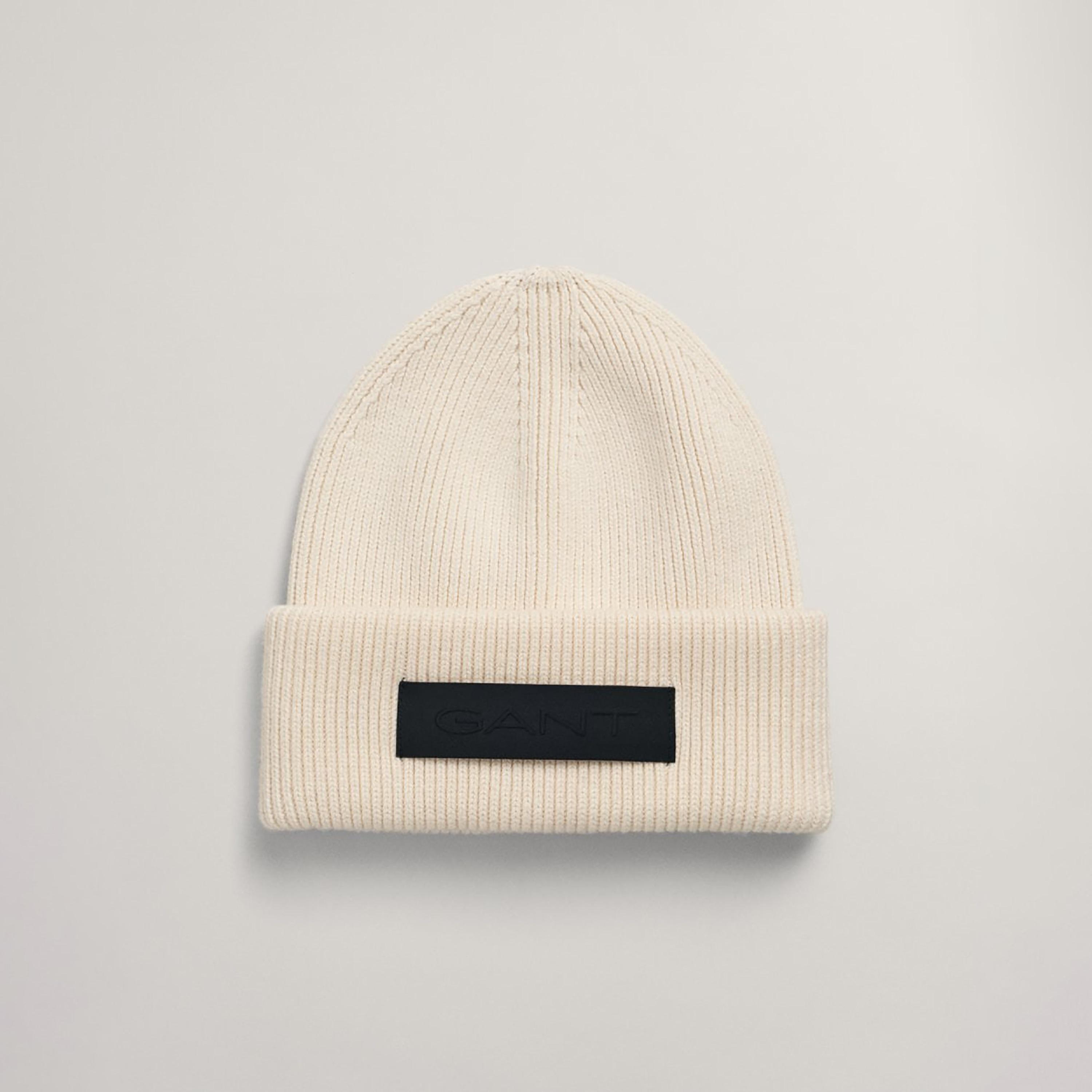 Gant Ribbed Beanie Cotton Hat | 9910024-GAN-men-caps-image-1